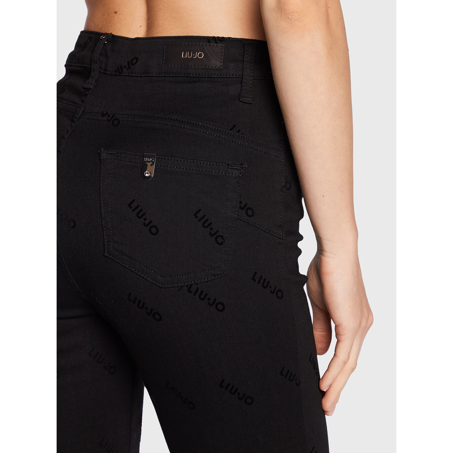 Liu Jo Дънки UF2047 D4750 Черен Skinny Fit - Pepit.bg