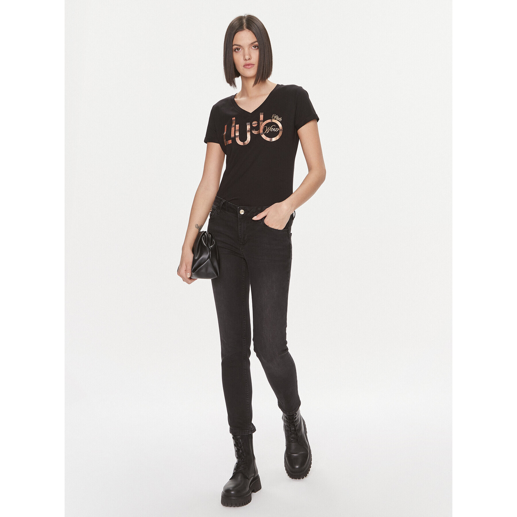 Liu Jo Дънки UF3001 D4850 Черен Regular Fit - Pepit.bg
