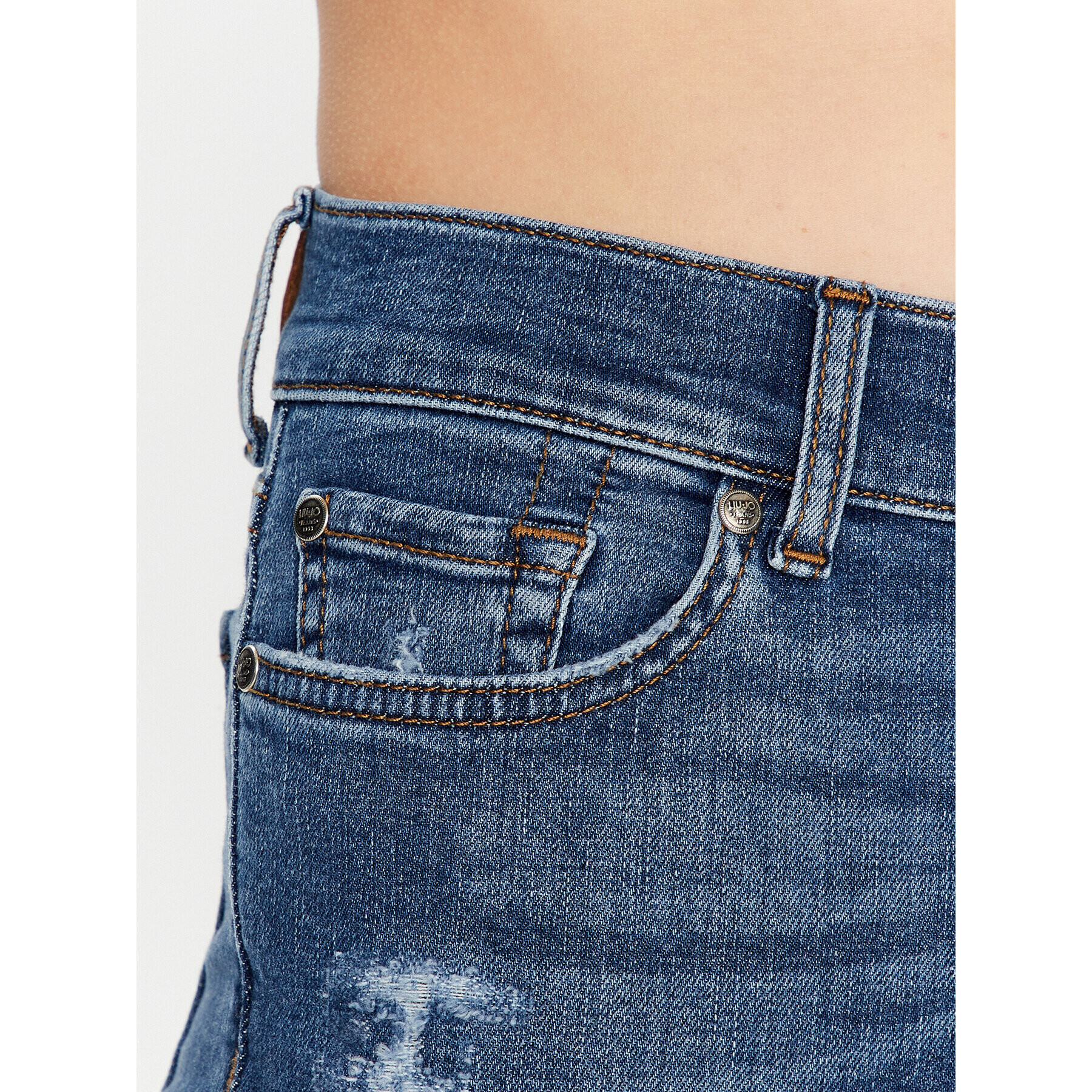 Liu Jo Дънки UF3013 D4615 Тъмносин Perfect Fit - Pepit.bg