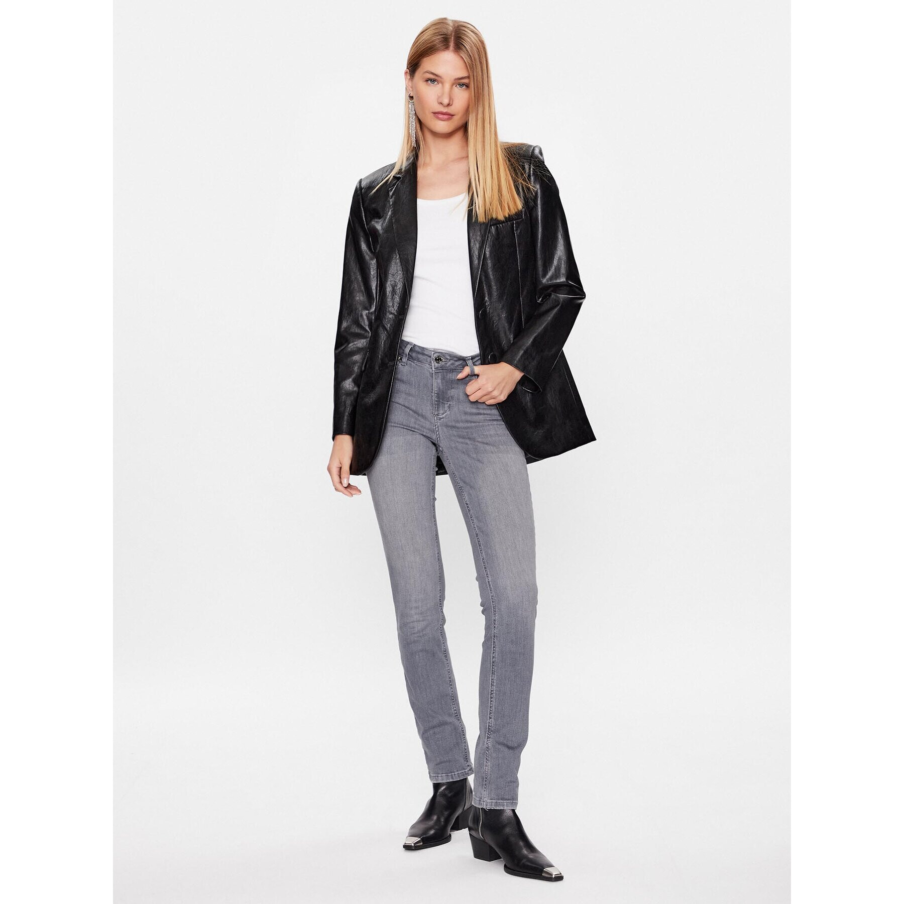 Liu Jo Дънки UF3016 D4811 Сив Slim Fit - Pepit.bg