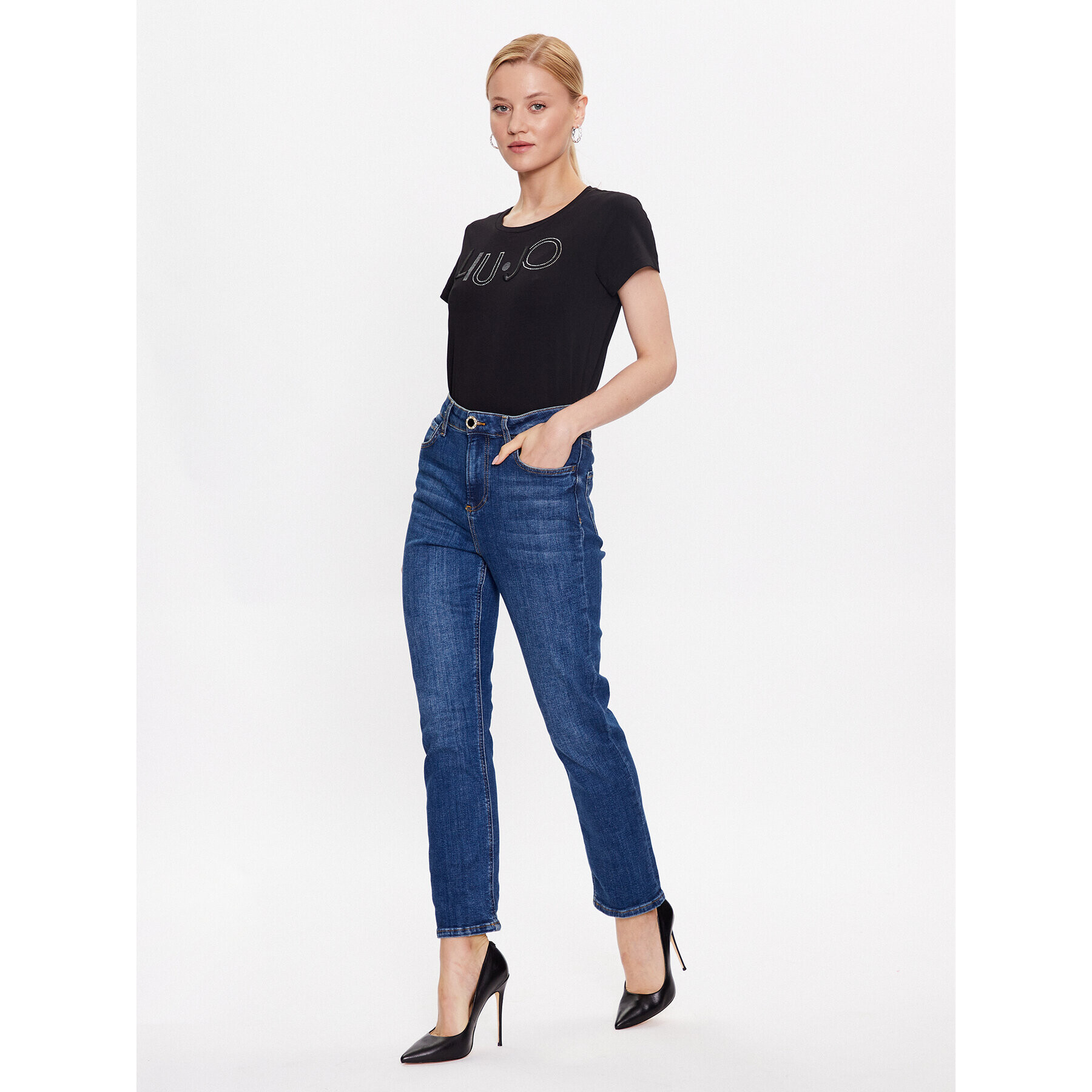 Liu Jo Дънки UF3019 DS829 Тъмносин Regular Fit - Pepit.bg