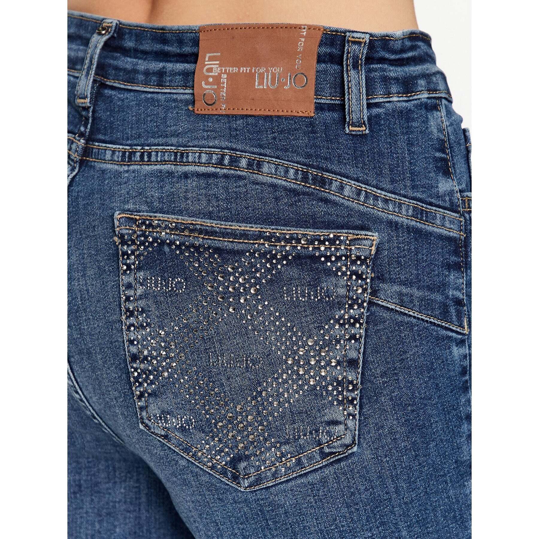 Liu Jo Дънки UF3034 D4391 Тъмносин Slim Fit - Pepit.bg
