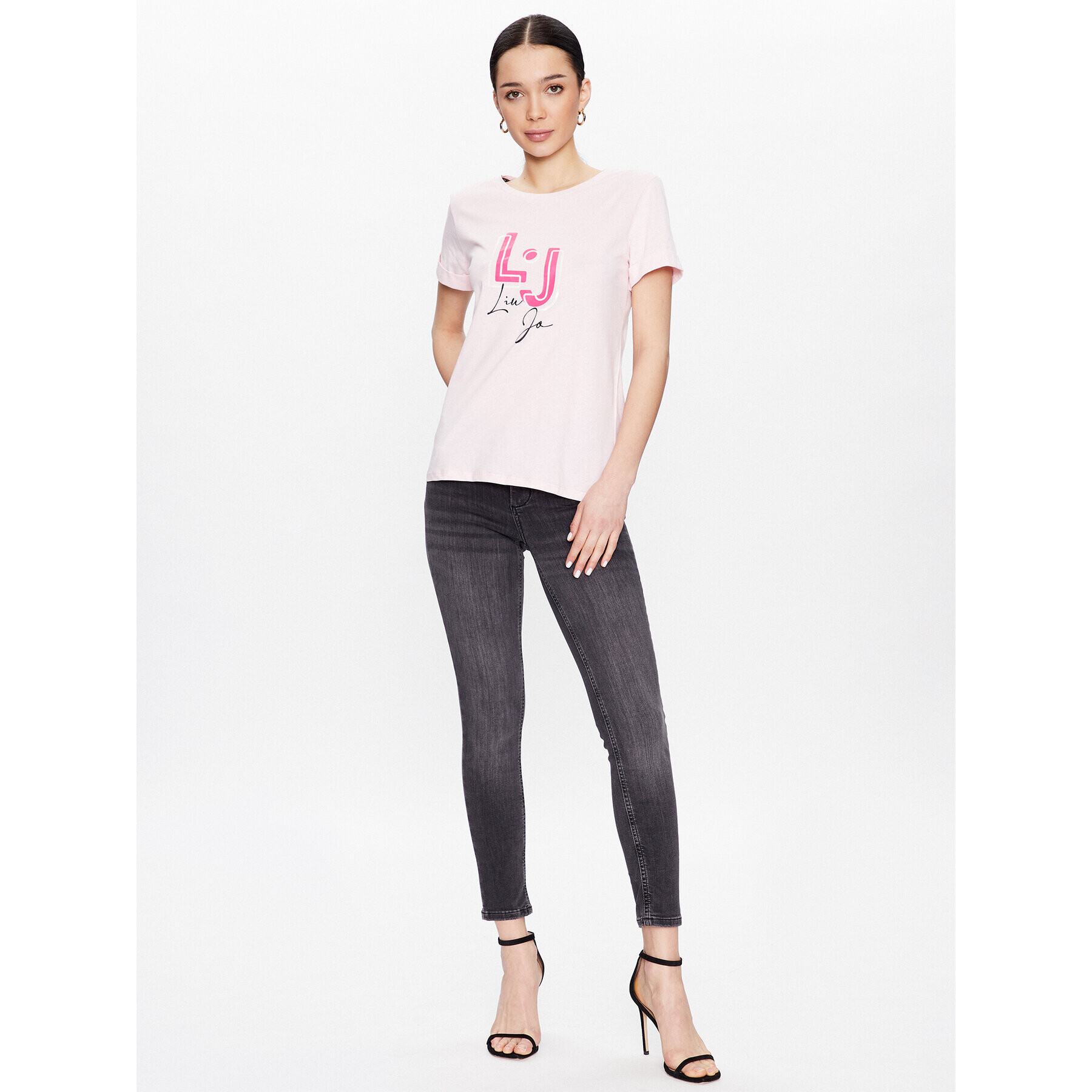 Liu Jo Дънки UXX042 D4811 Сив Skinny Fit - Pepit.bg