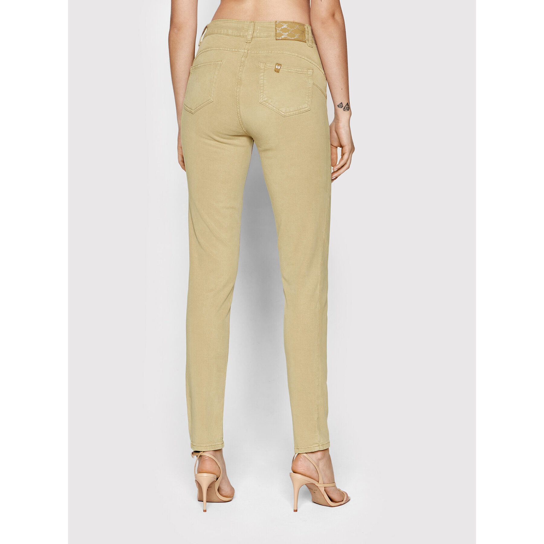 Liu Jo Дънки WA2201 TS001 Бежов Slim Fit - Pepit.bg
