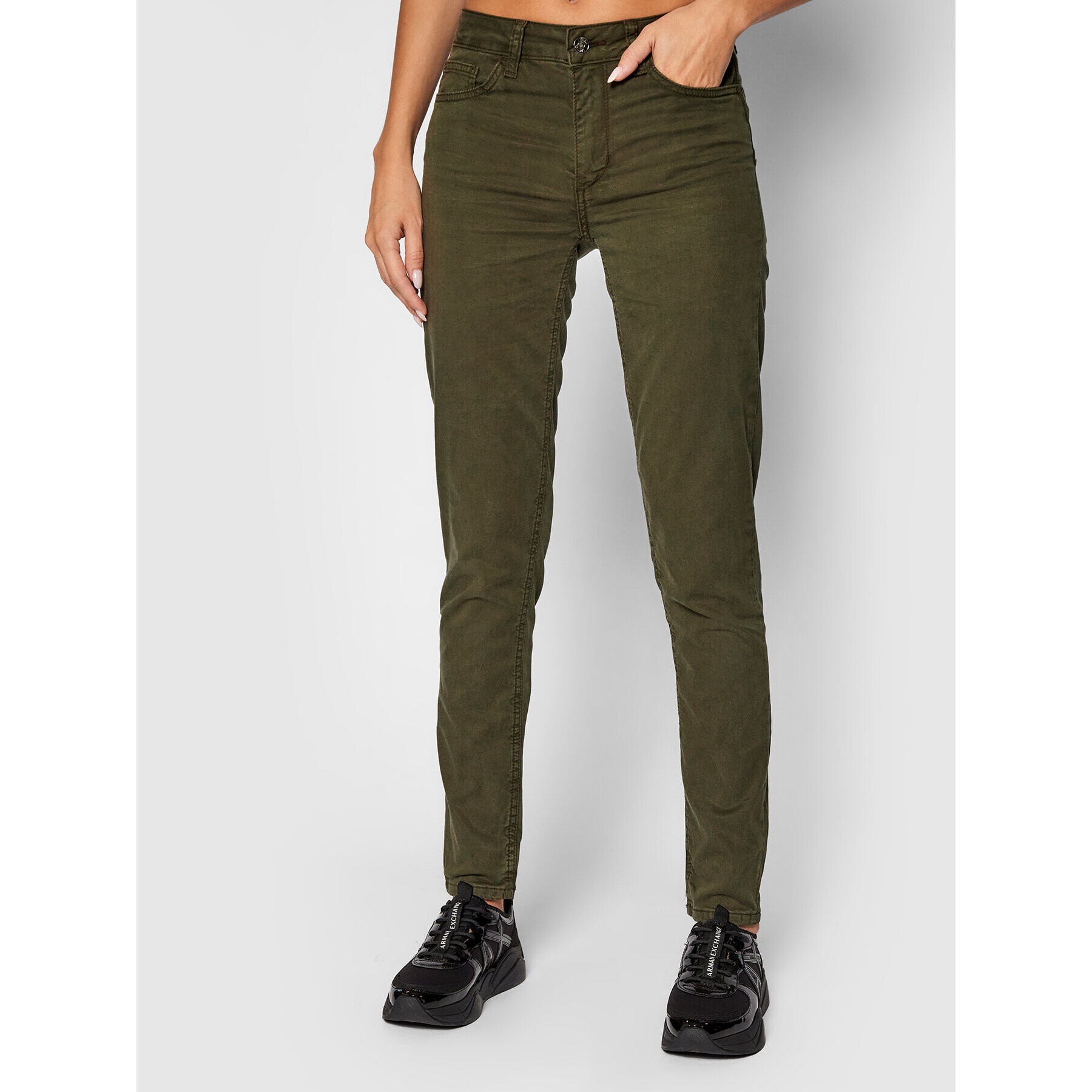 Liu Jo Дънки WF1223 T3045 Зелен Skinny Fit - Pepit.bg