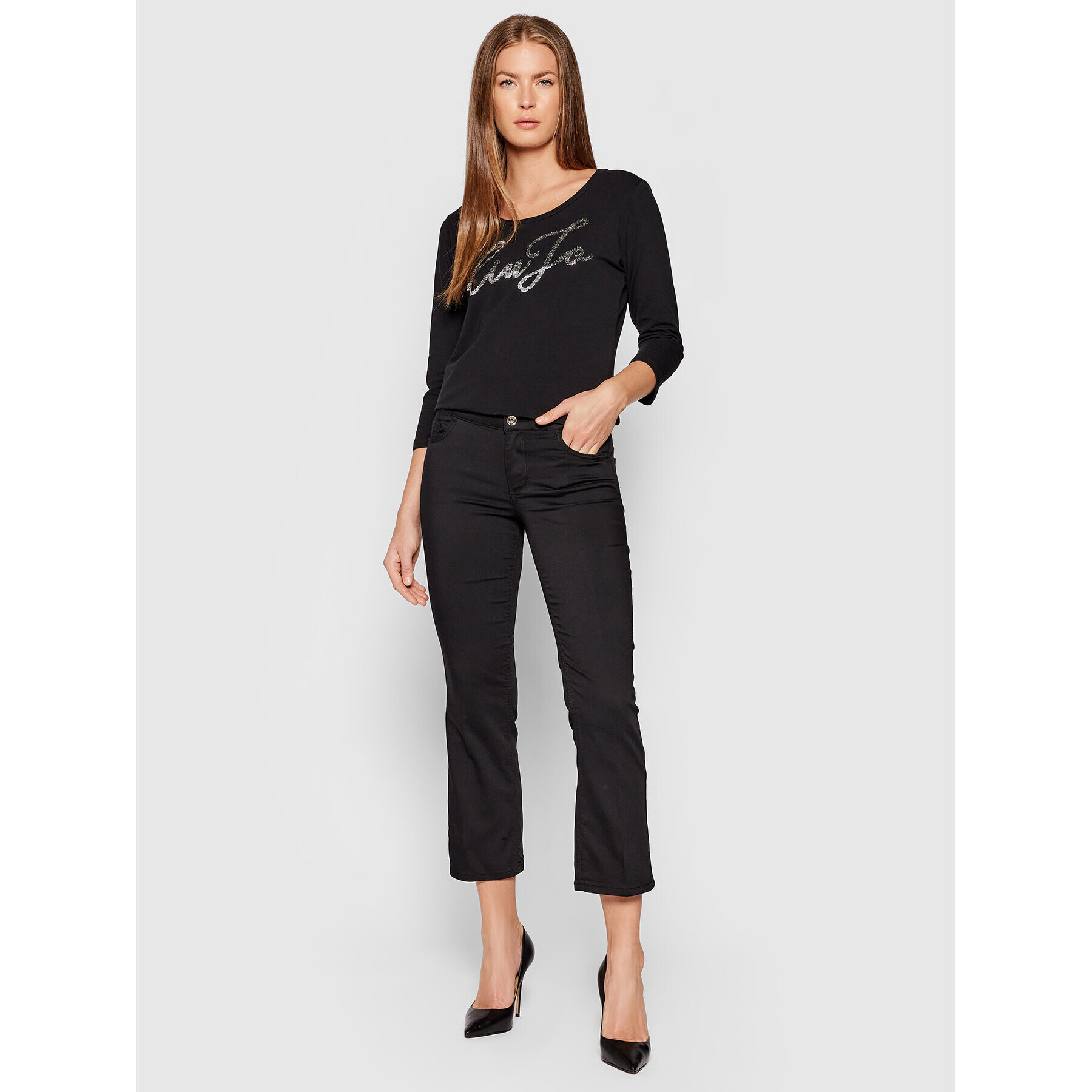 Liu Jo Дънки WF1226 T7144 Черен Regular Fit - Pepit.bg
