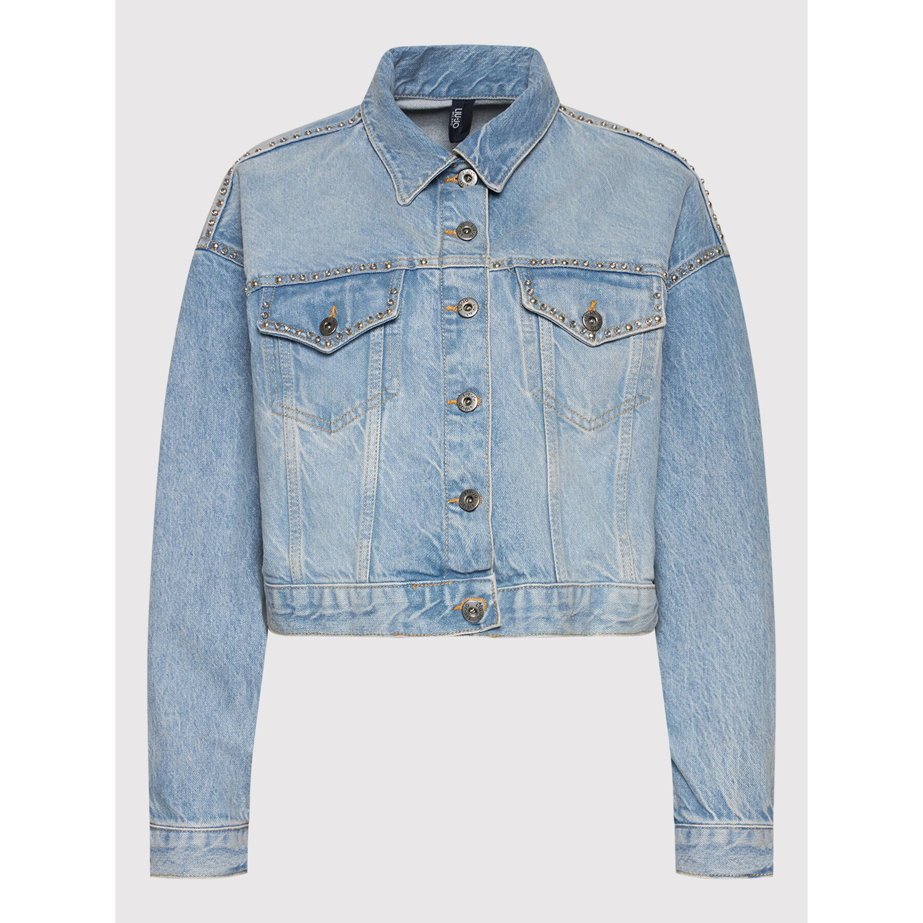 Liu Jo Дънково яке UA2113 DS494 Син Relaxed Fit - Pepit.bg