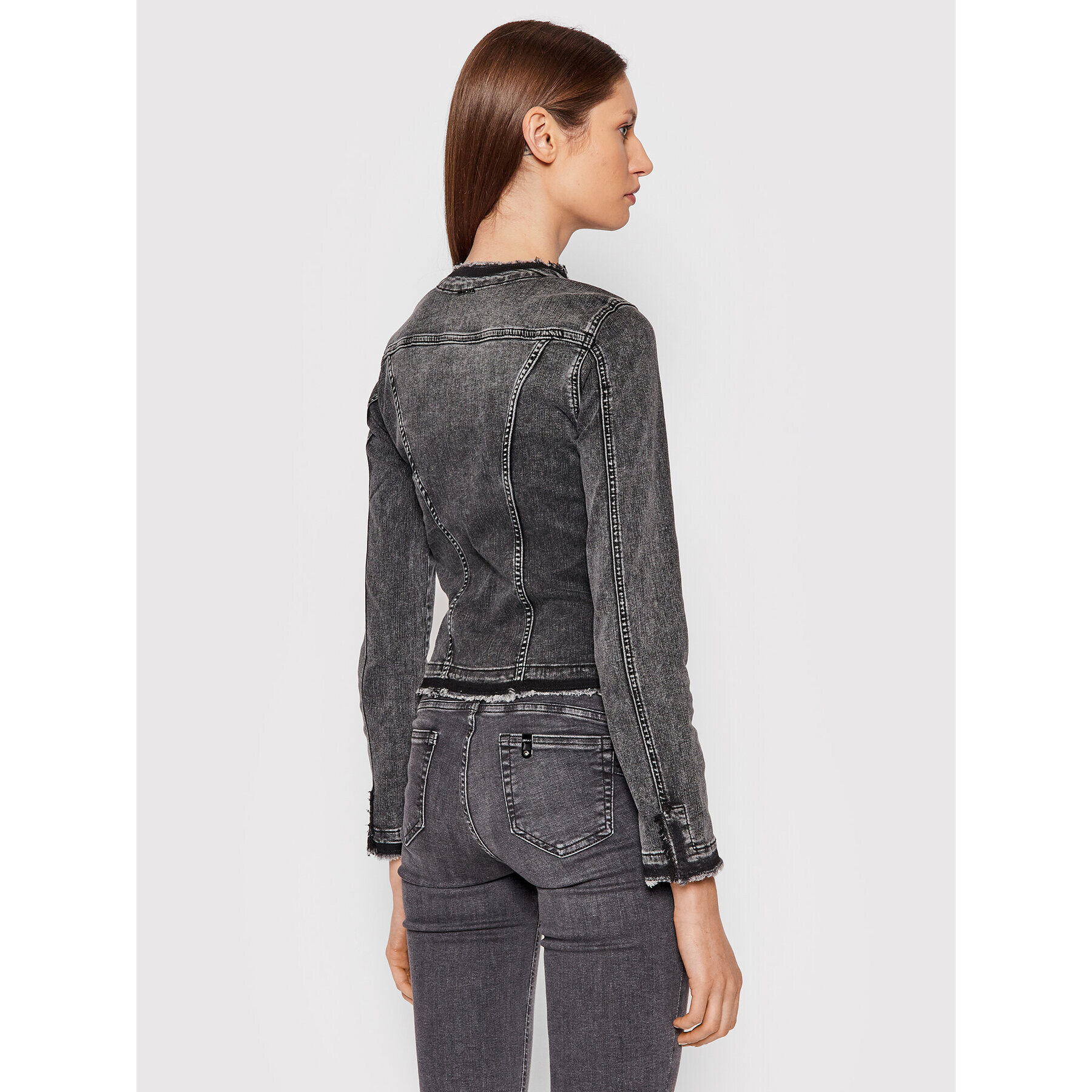 Liu Jo Дънково яке UF1033 D4595 Сив Regular Fit - Pepit.bg