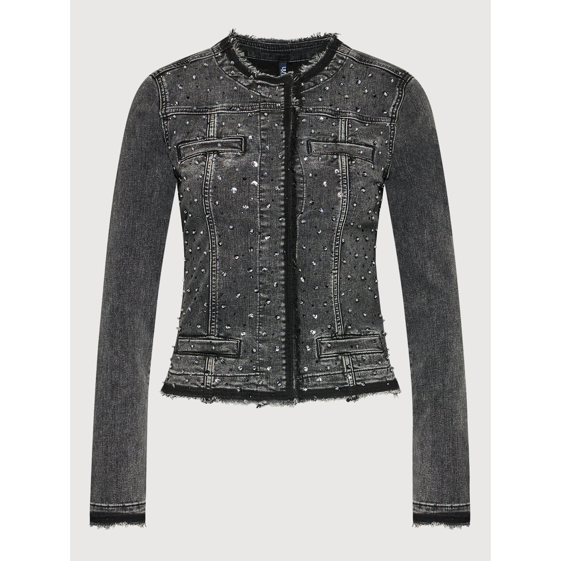 Liu Jo Дънково яке UF1033 D4595 Сив Regular Fit - Pepit.bg