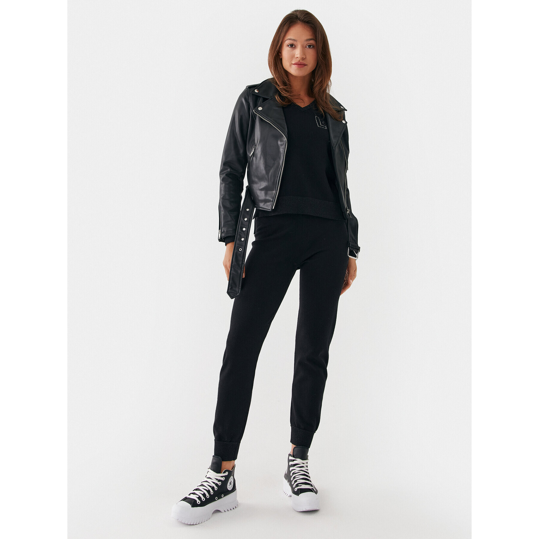 Liu Jo Долнище анцуг TF3135 MA63M Черен Regular Fit - Pepit.bg
