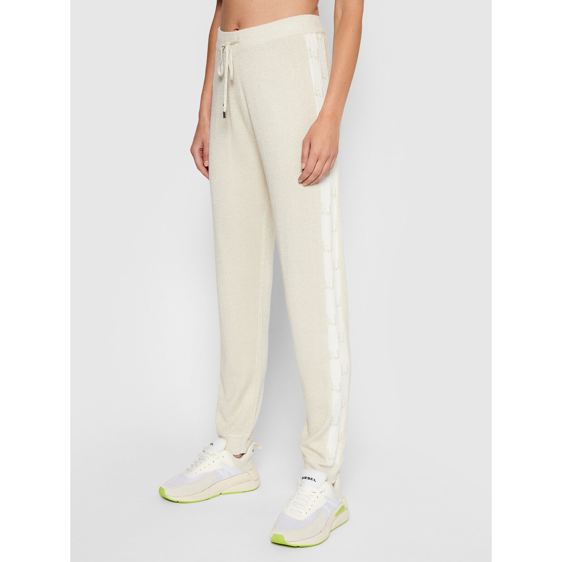Liu Jo Sport Долнище анцуг TF1187 MA831 Бежов Slim Fit - Pepit.bg
