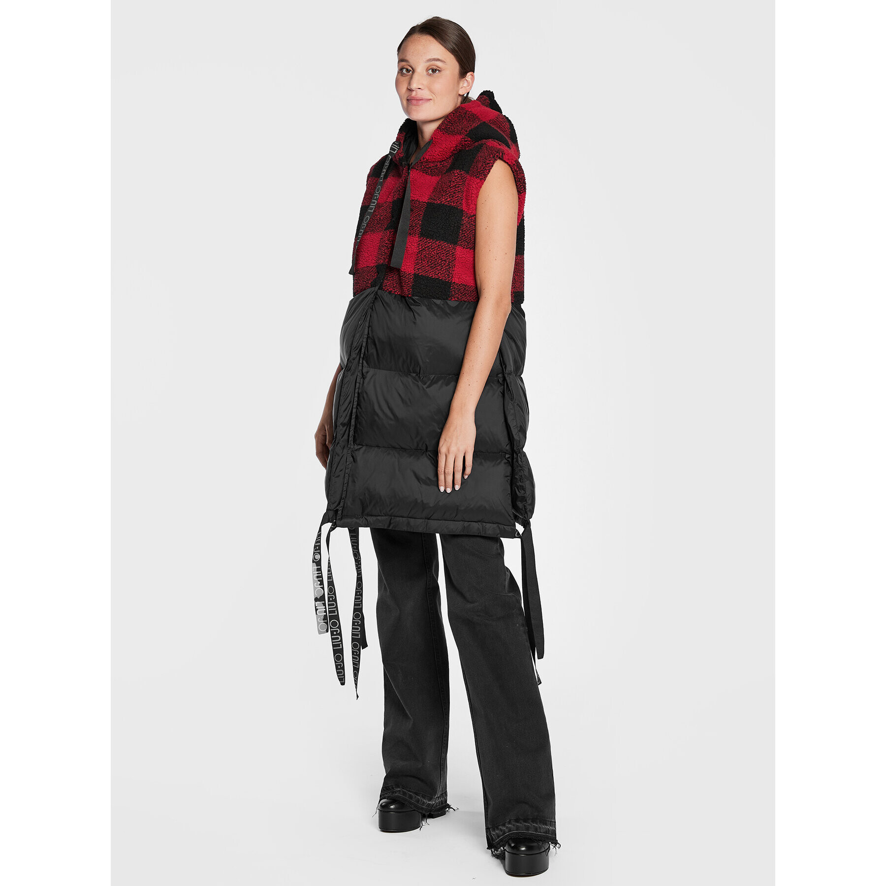 Liu Jo Елек 3F2048 T0300 Черен Regular Fit - Pepit.bg