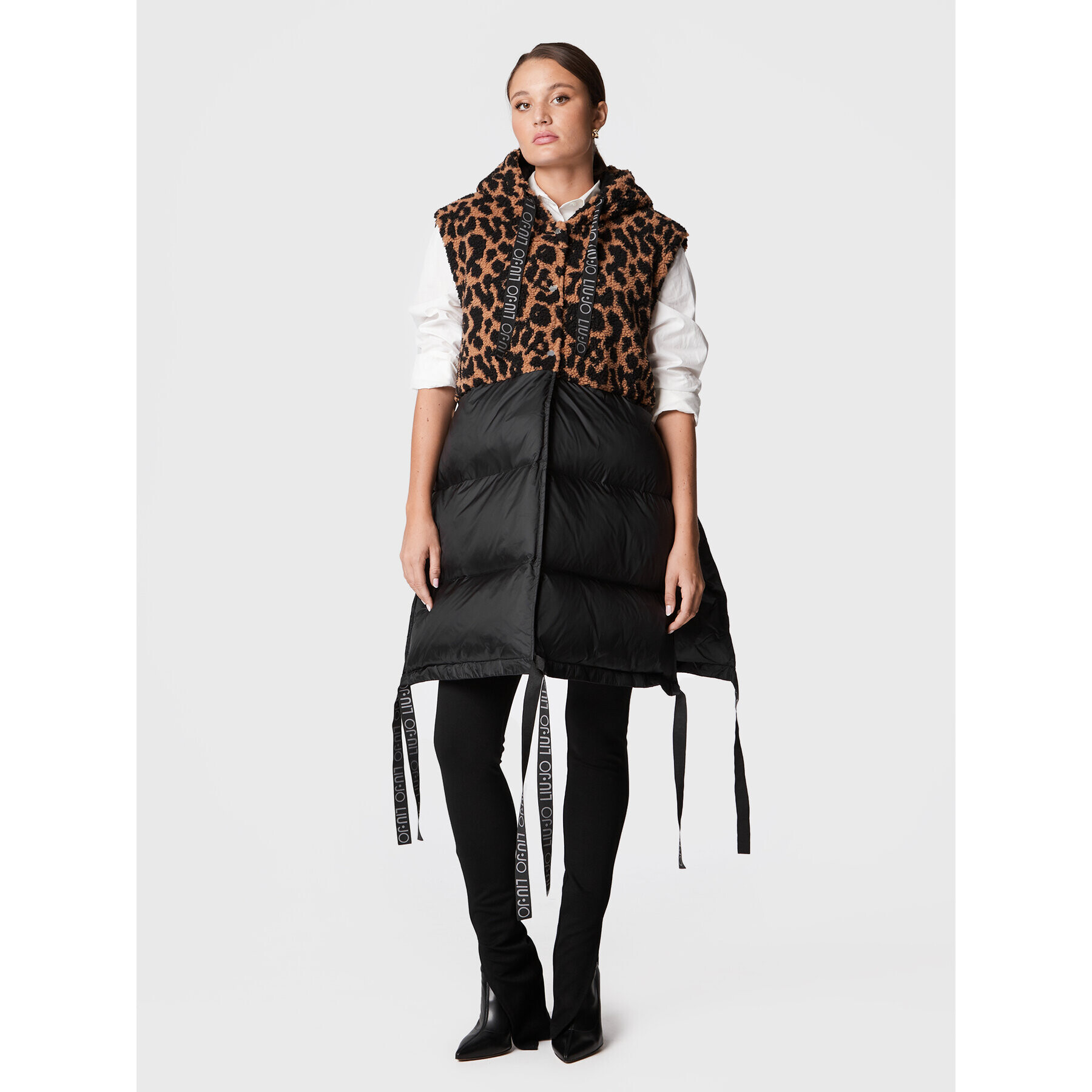 Liu Jo Елек 3F2048 T0300 Кафяв Regular Fit - Pepit.bg