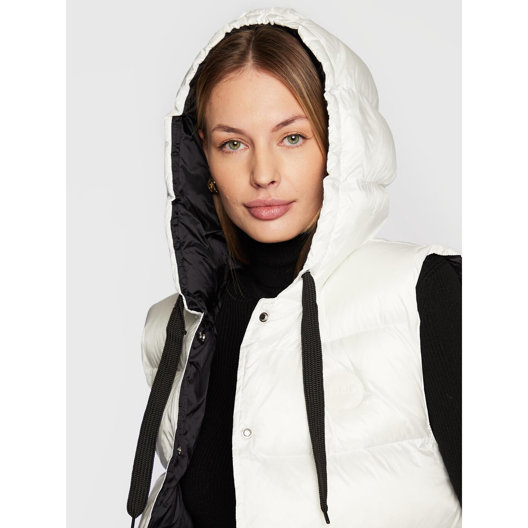 Liu Jo Елек 3F2052 T0300 Бял Regular Fit - Pepit.bg