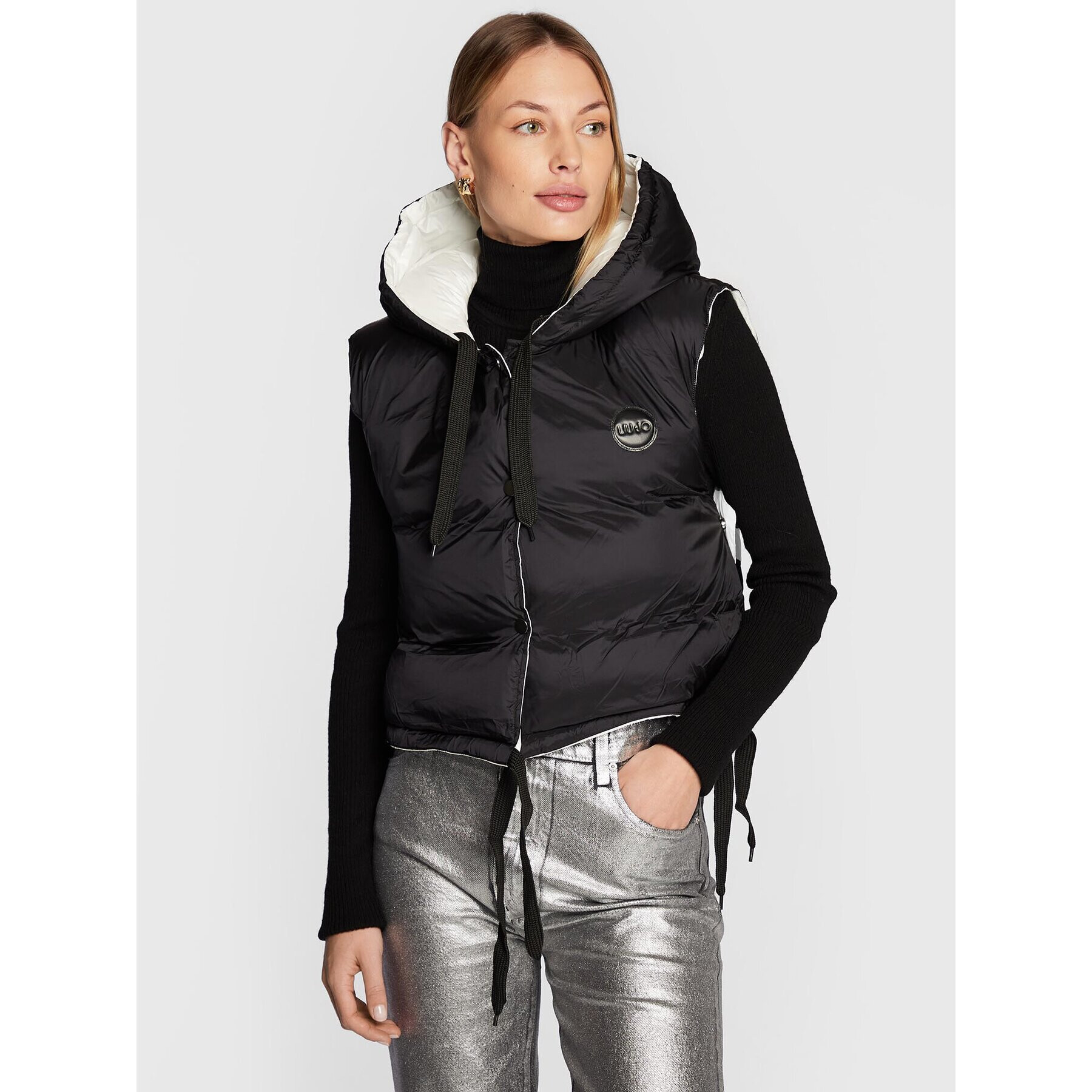 Liu Jo Елек 3F2052 T0300 Бял Regular Fit - Pepit.bg