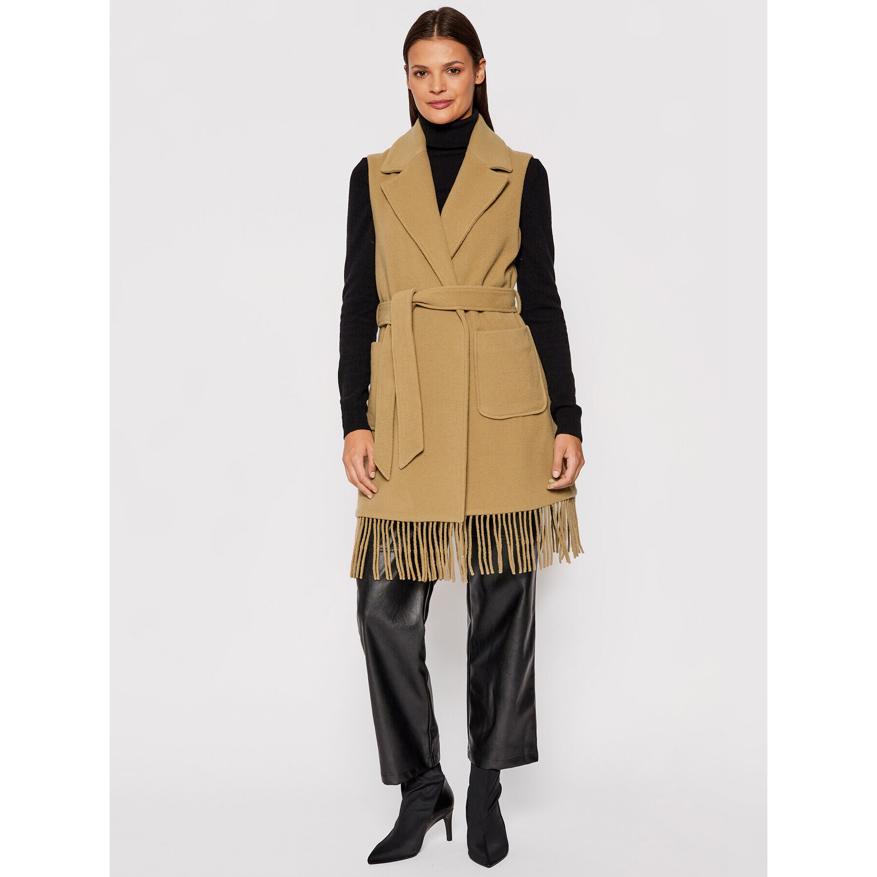 Liu Jo Елек WF1379 T8774 Кафяв Regular Fit - Pepit.bg