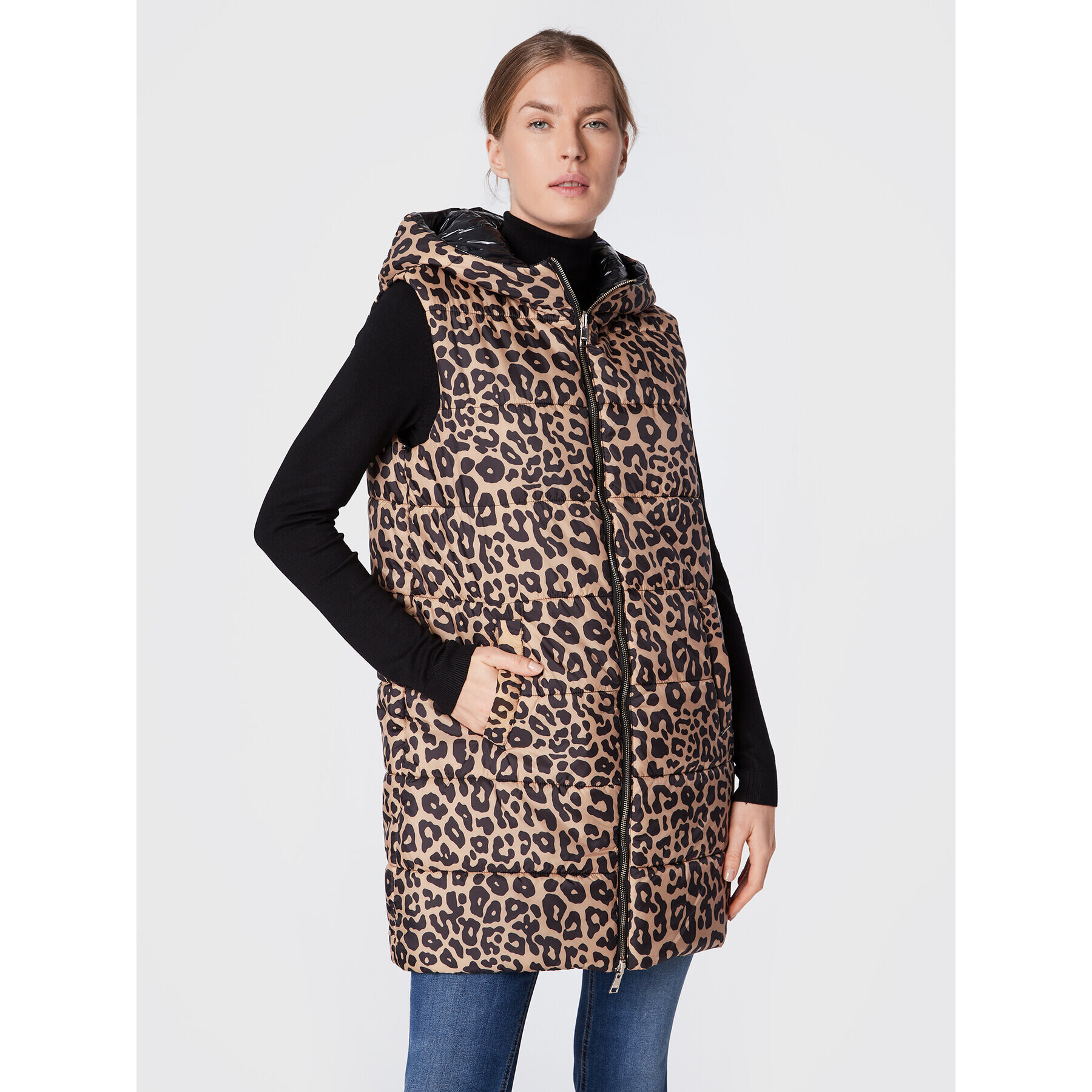 Liu Jo Елек WF2091 T3173 Черен Regular Fit - Pepit.bg
