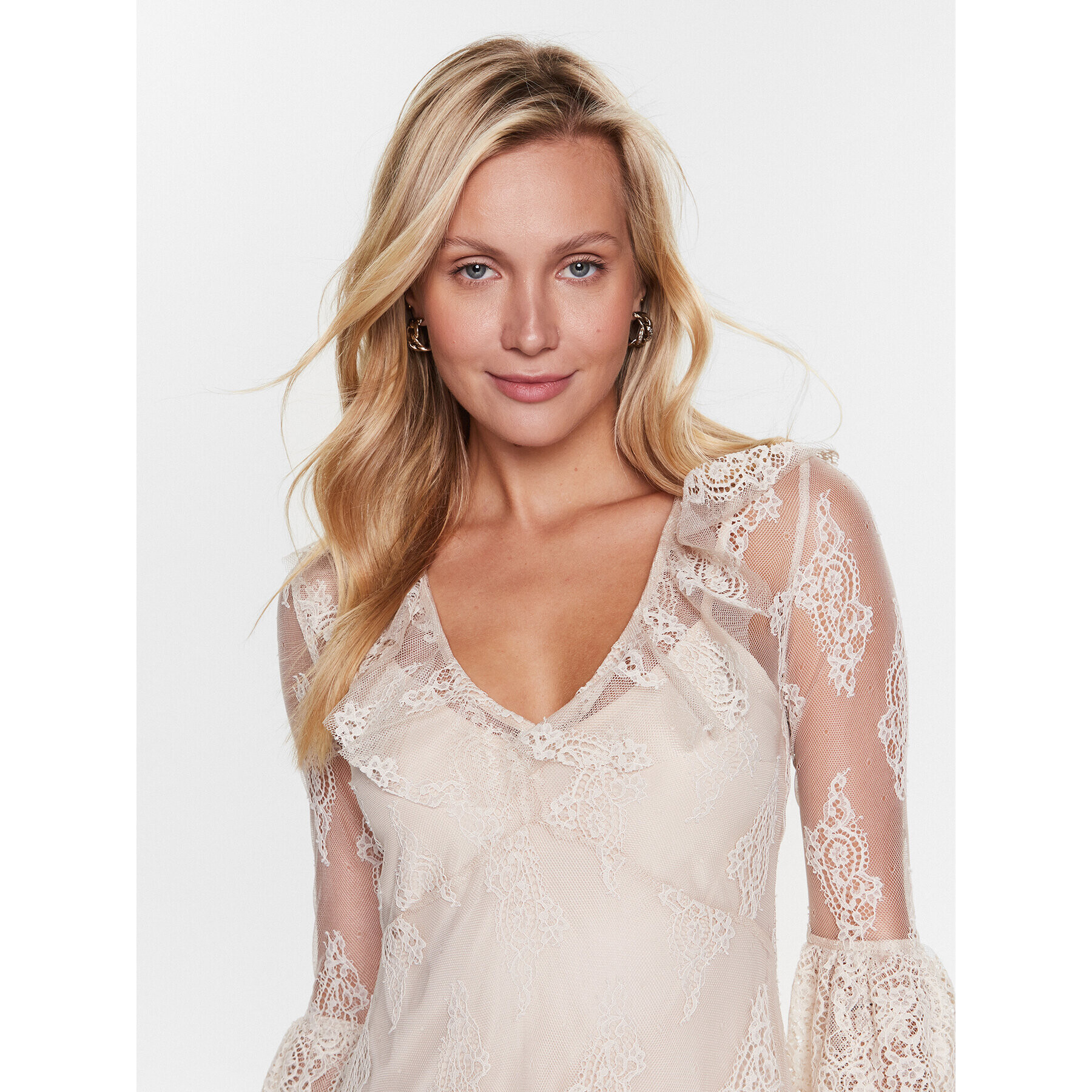 Liu Jo Ежедневна рокля CA3164 J6606 Бежов Regular Fit - Pepit.bg
