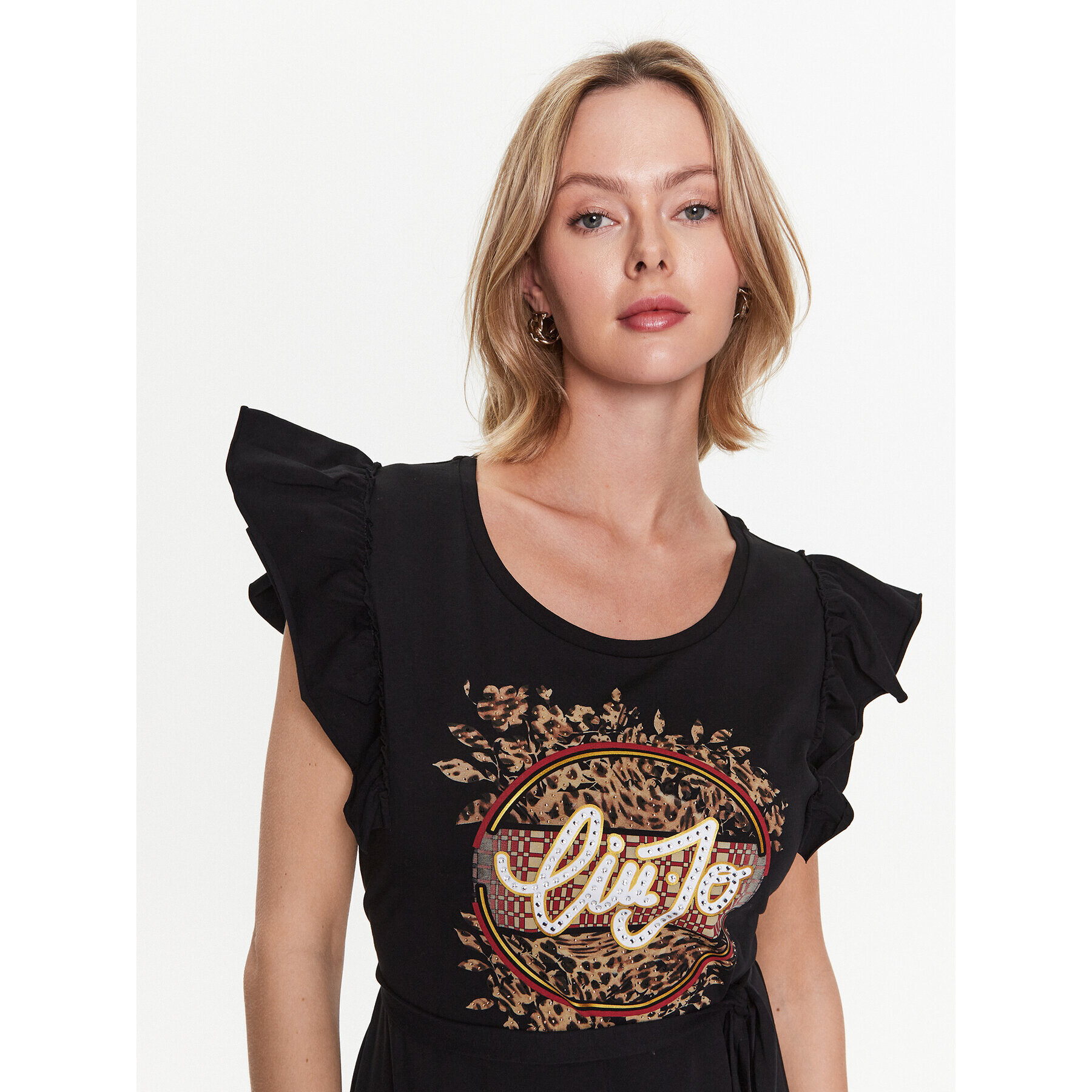 Liu Jo Ежедневна рокля WA3542 JS003 Черен Regular Fit - Pepit.bg