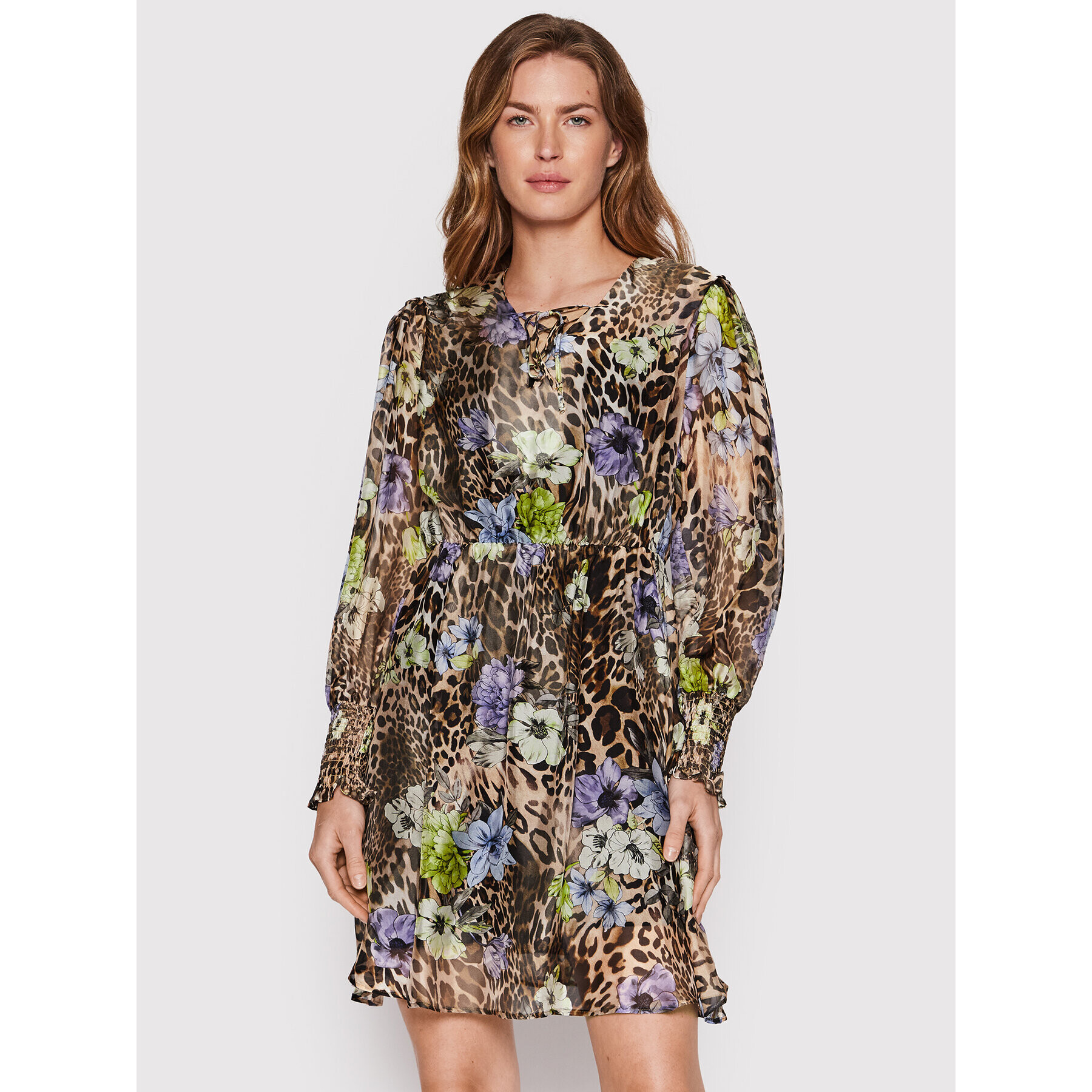 Liu Jo Ежедневна рокля CA2199 T8851 Кафяв Regular Fit - Pepit.bg