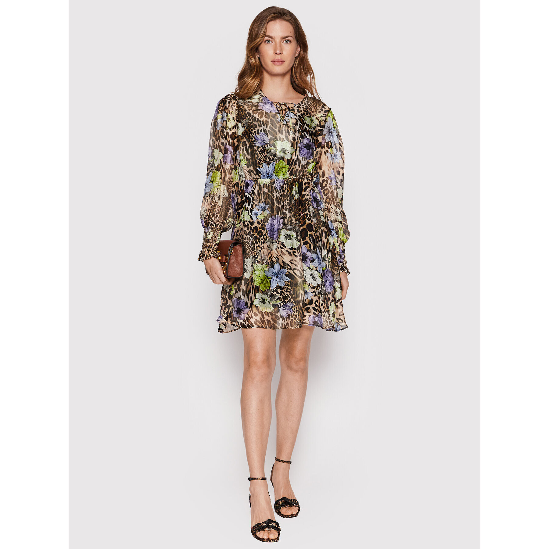 Liu Jo Ежедневна рокля CA2199 T8851 Кафяв Regular Fit - Pepit.bg