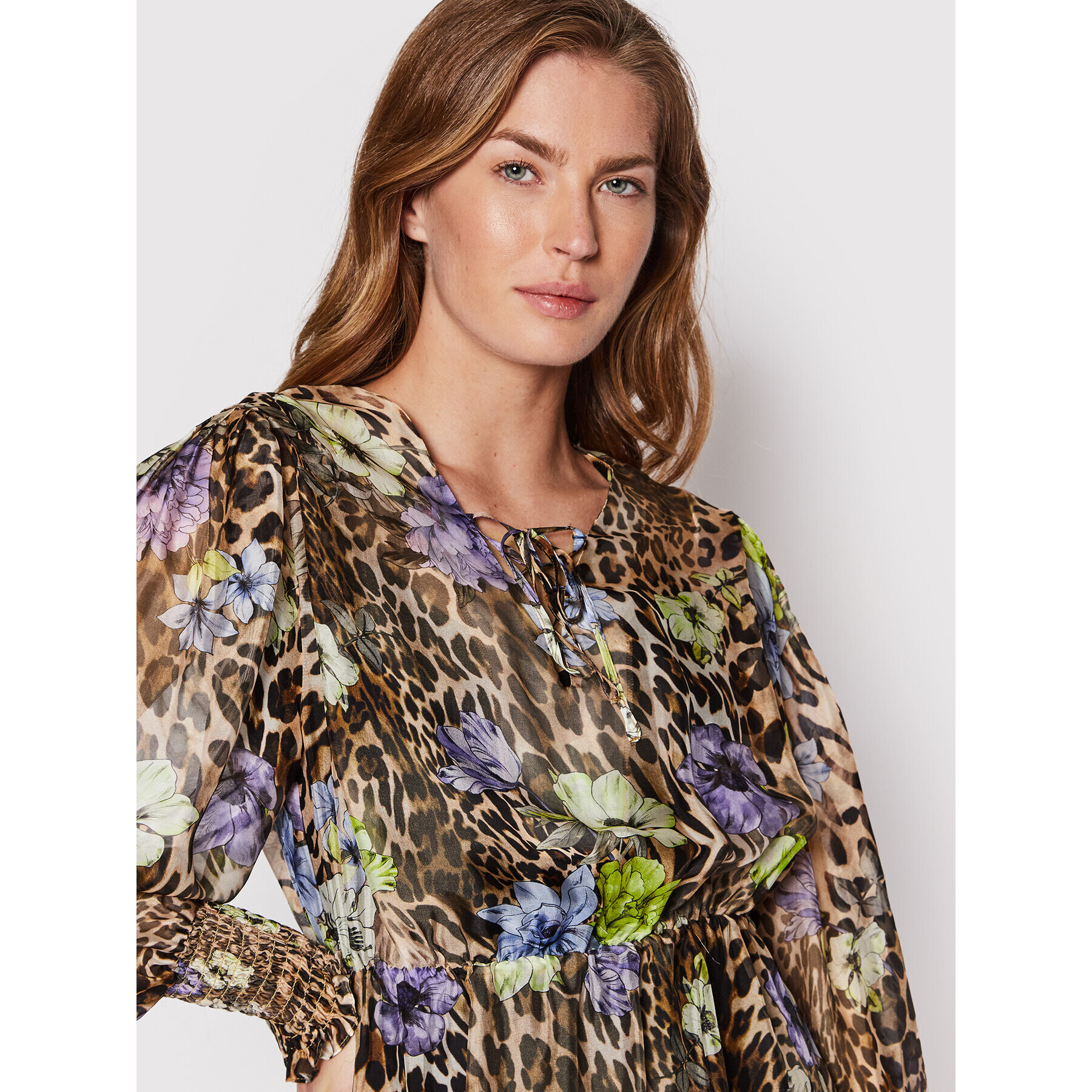 Liu Jo Ежедневна рокля CA2199 T8851 Кафяв Regular Fit - Pepit.bg