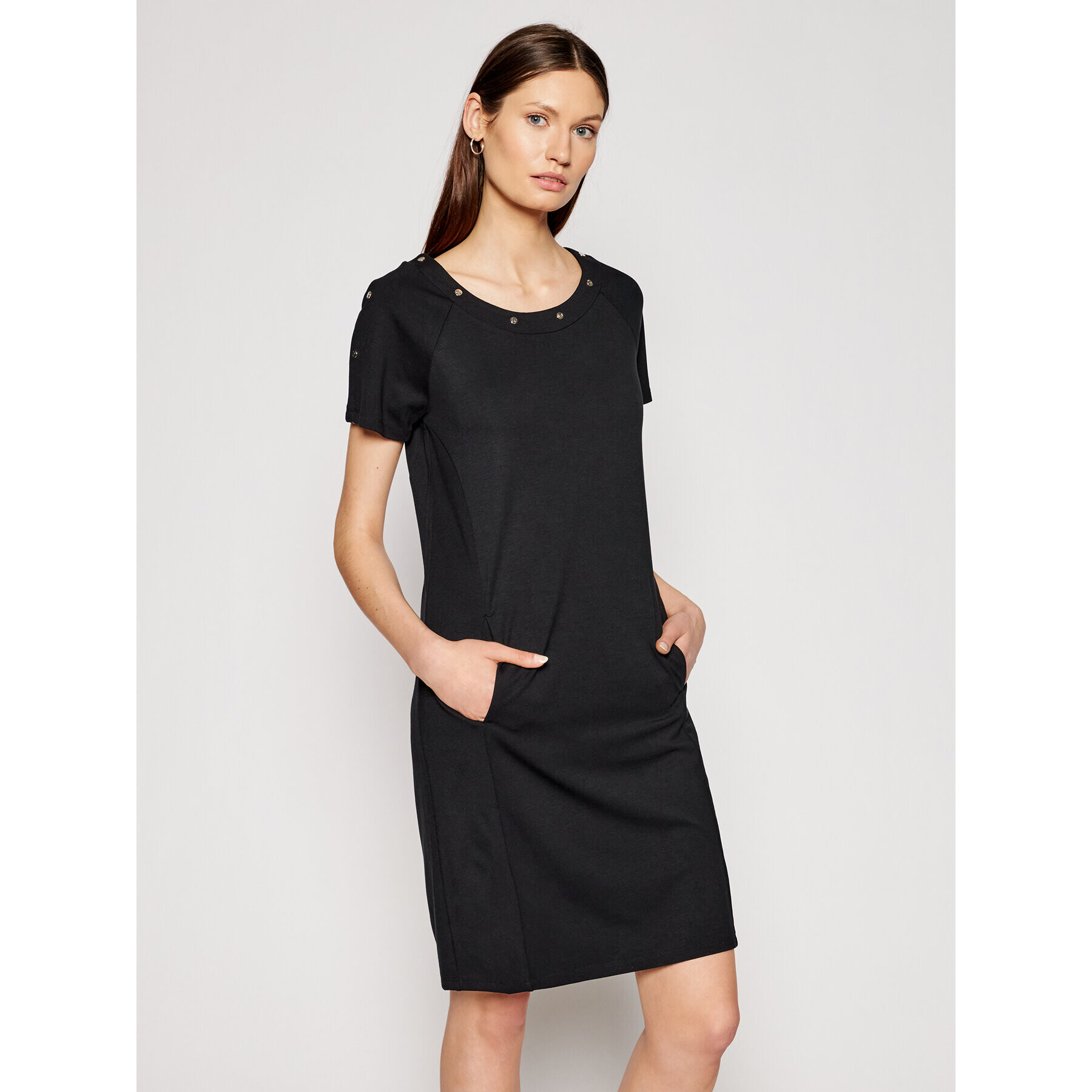 Liu Jo Sport Ежедневна рокля TA1123 J6182 Черен Regular Fit - Pepit.bg
