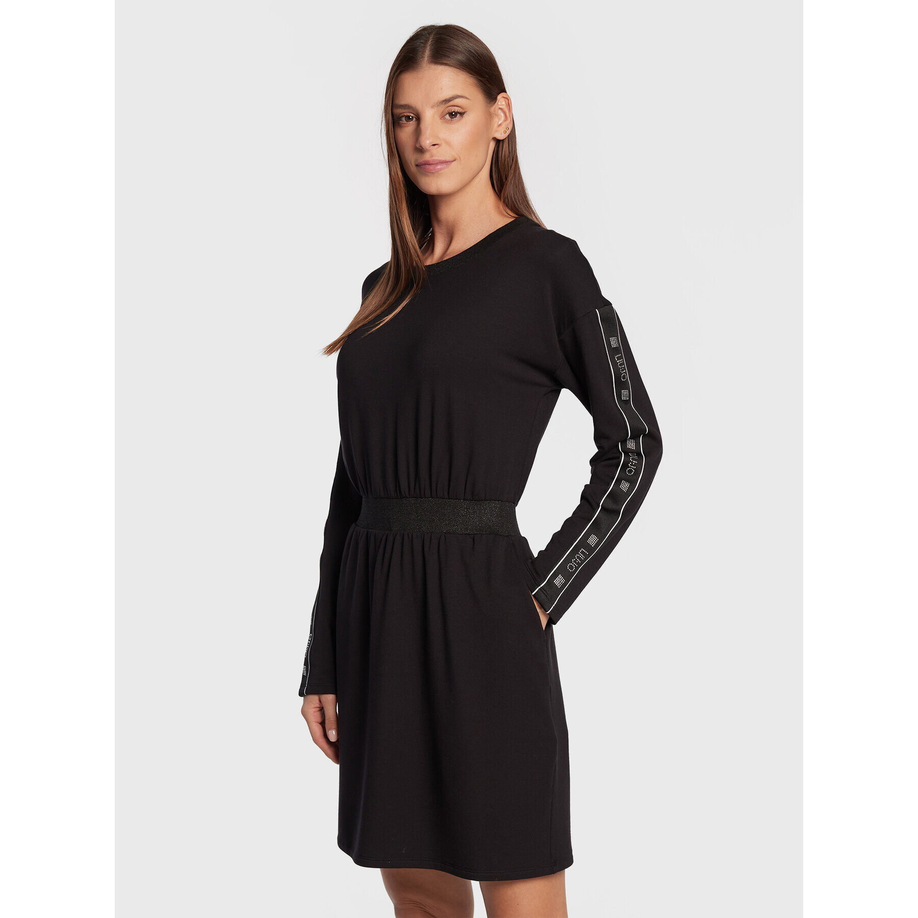 Liu Jo Ежедневна рокля TF2155 F0576 Черен Regular Fit - Pepit.bg