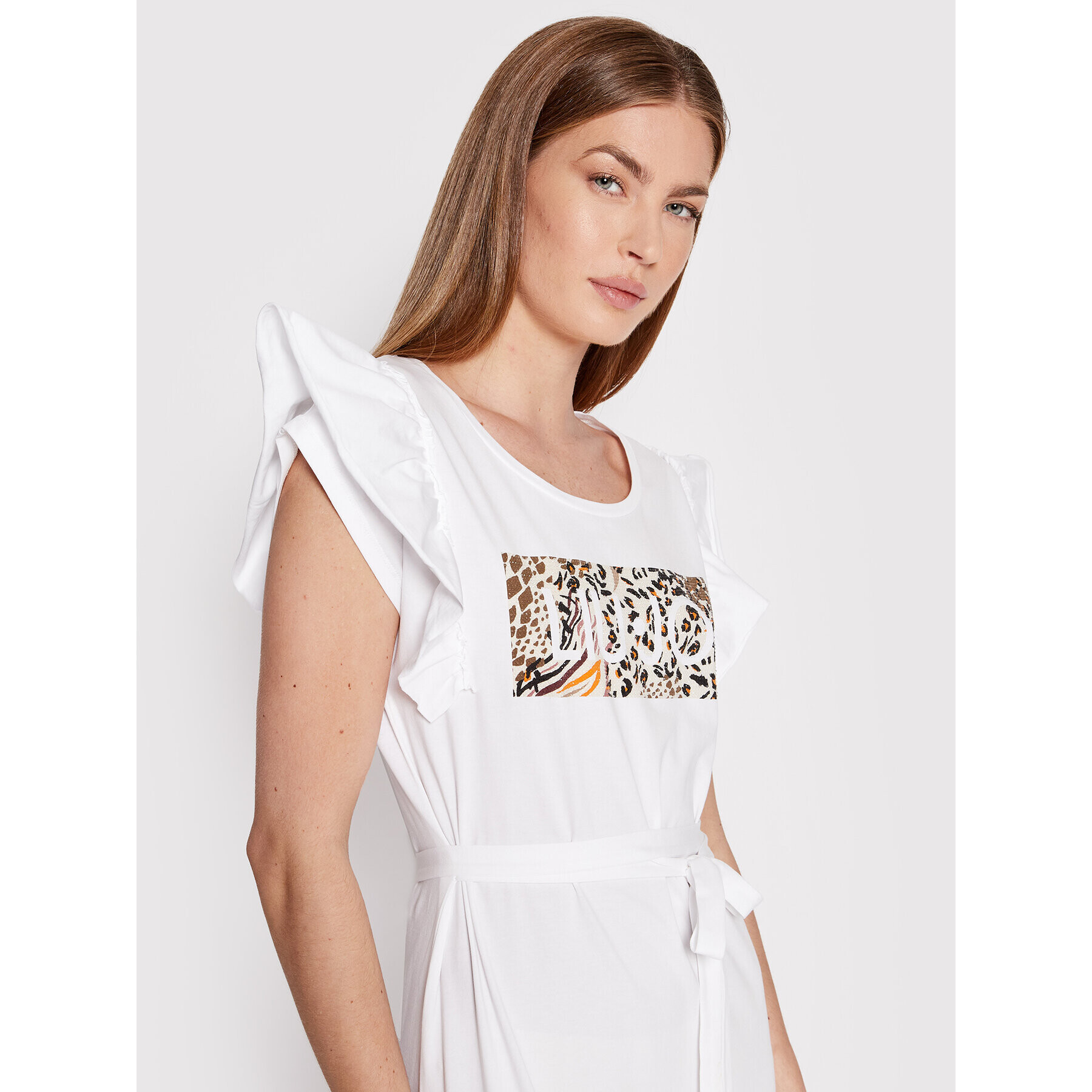 Liu Jo Ежедневна рокля WA2289 JS003 Бял Regular Fit - Pepit.bg