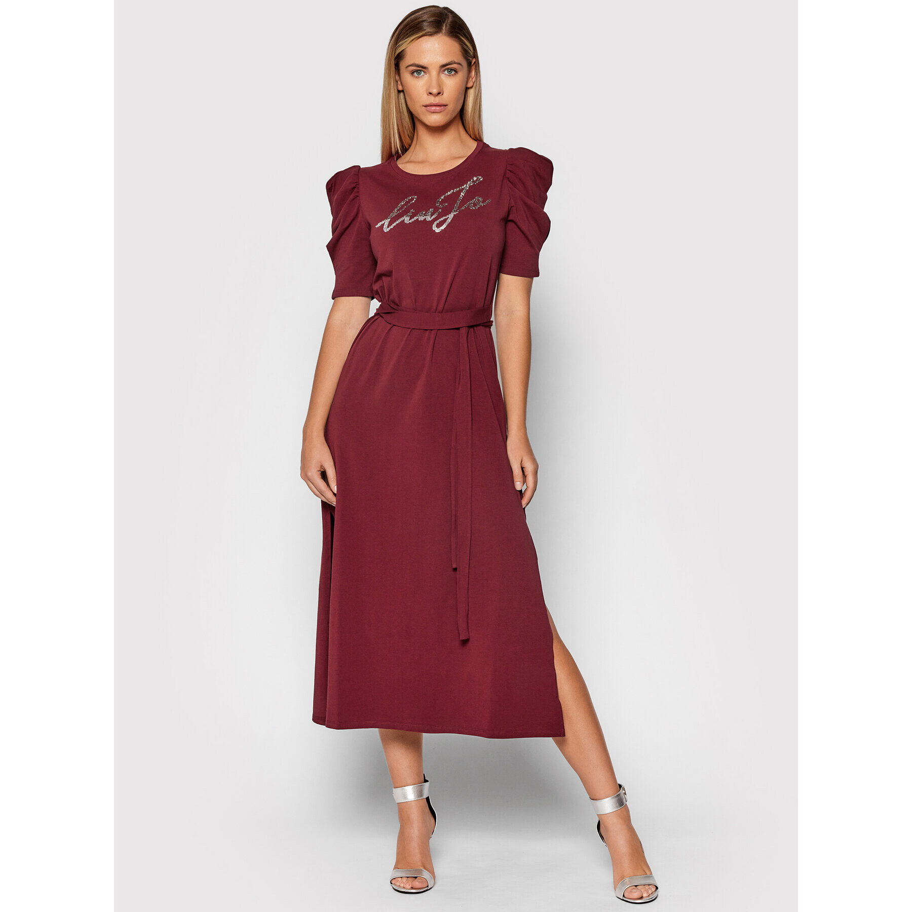 Liu Jo Ежедневна рокля WF1295 J0088 Бордо Regular Fit - Pepit.bg