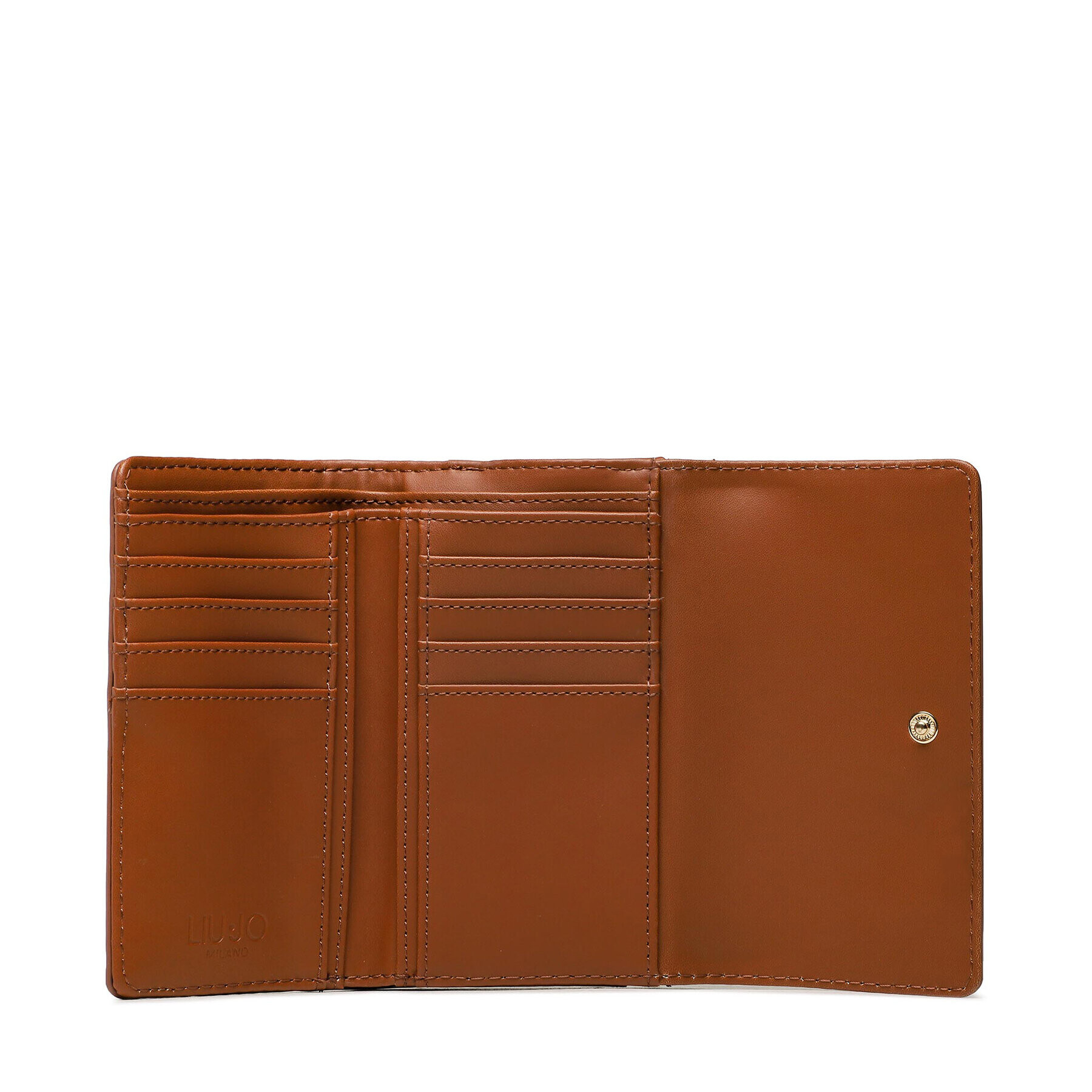 Liu Jo Голям дамски портфейл Ecs M Bifold AA3265 E0086 Кафяв - Pepit.bg