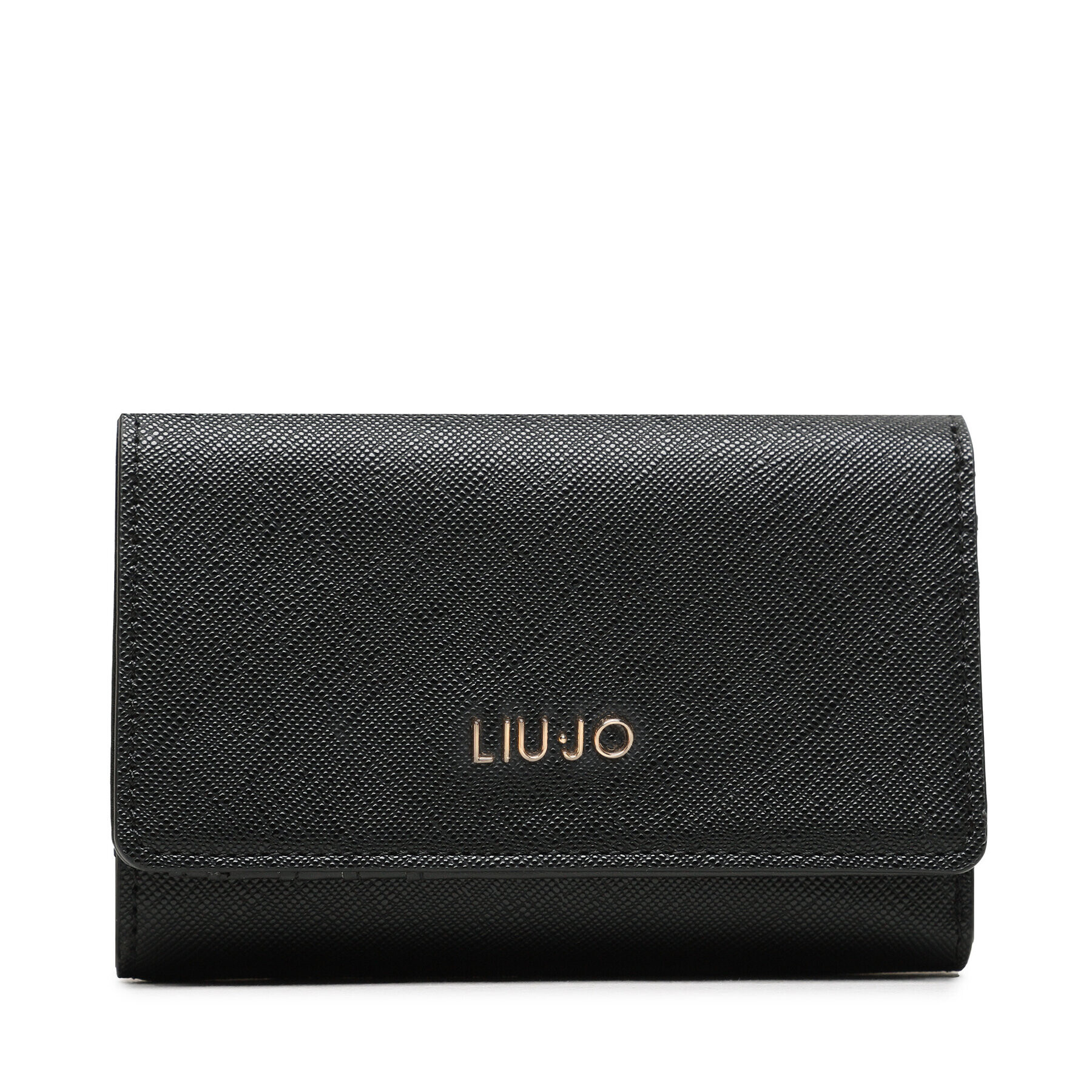 Liu Jo Голям дамски портфейл Ecs M Trifold AF3384 E0087 Черен - Pepit.bg