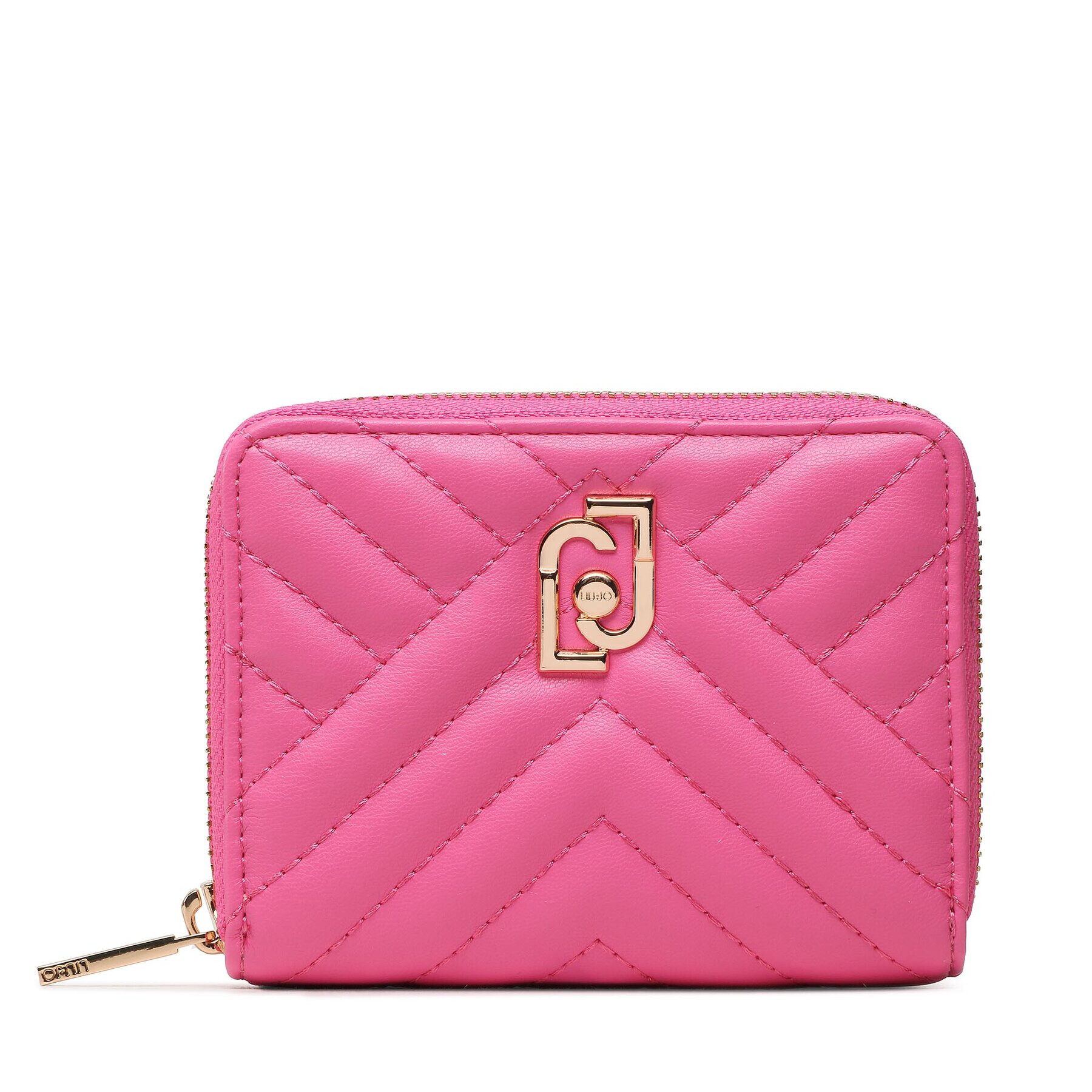 Liu Jo Голям дамски портфейл Ecs M Zip Around AA3228 E042 Розов - Pepit.bg