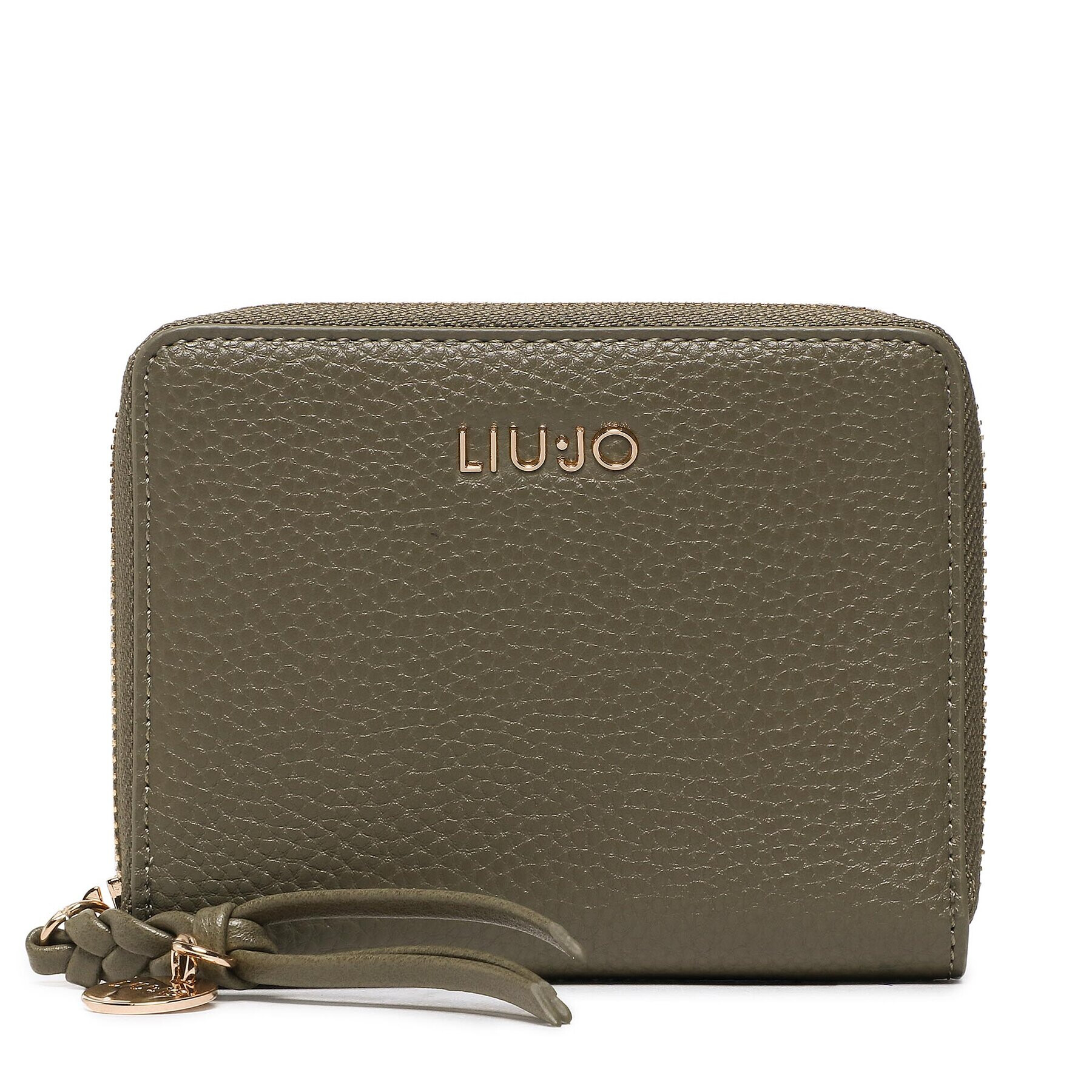 Liu Jo Голям дамски портфейл Ecs M Zip Around AA3296 E008 Зелен - Pepit.bg