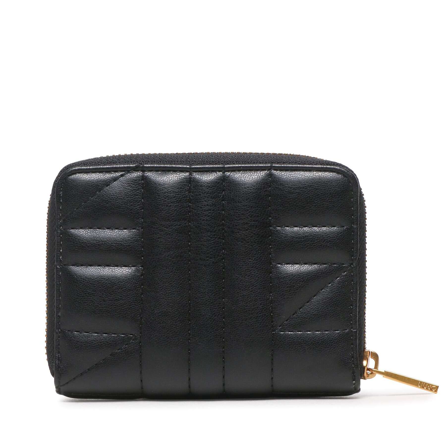 Liu Jo Голям дамски портфейл Ecs M Zip Around AF3128 E0426 Черен - Pepit.bg