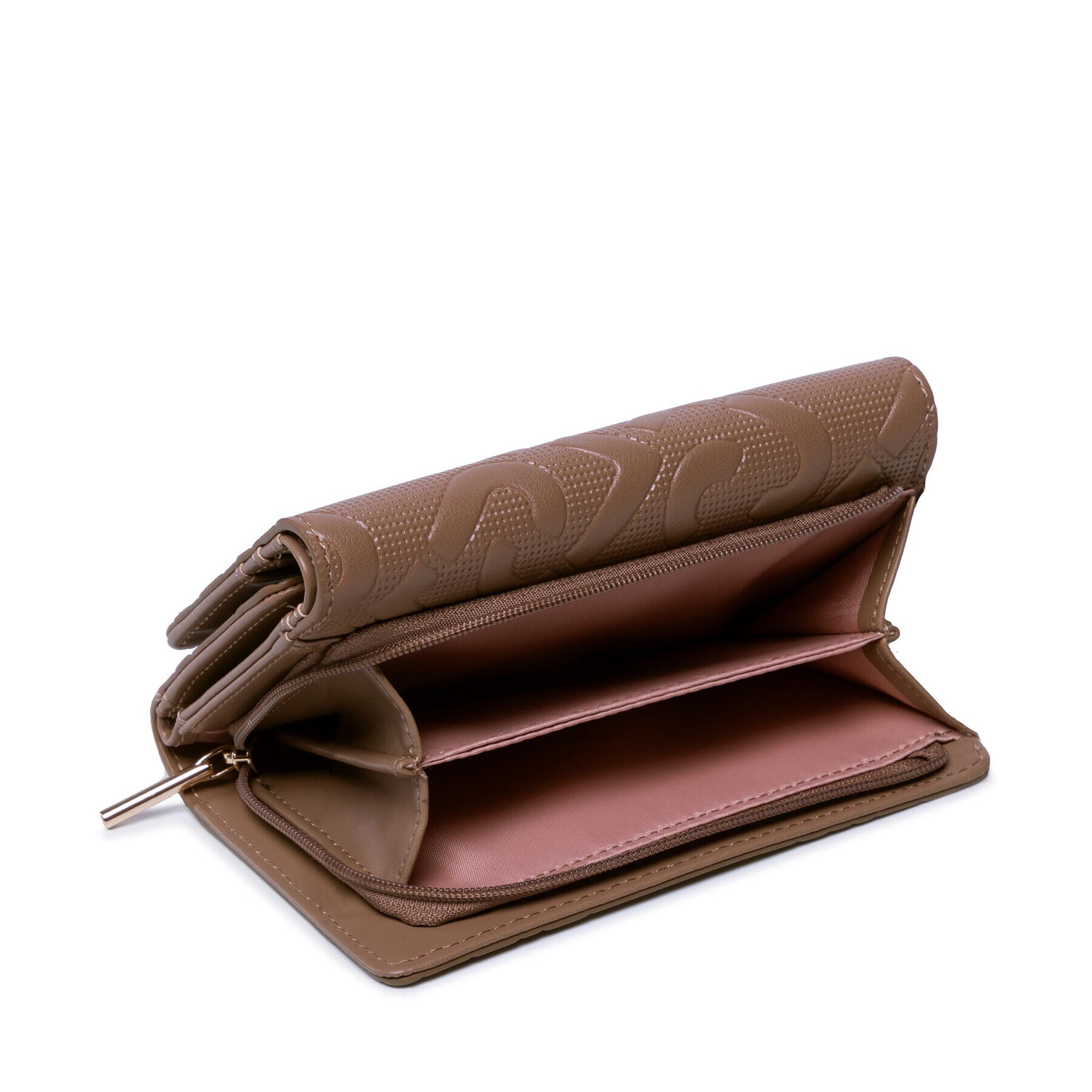 Liu Jo Голям дамски портфейл M Trifold AA2012 E0040 Кафяв - Pepit.bg