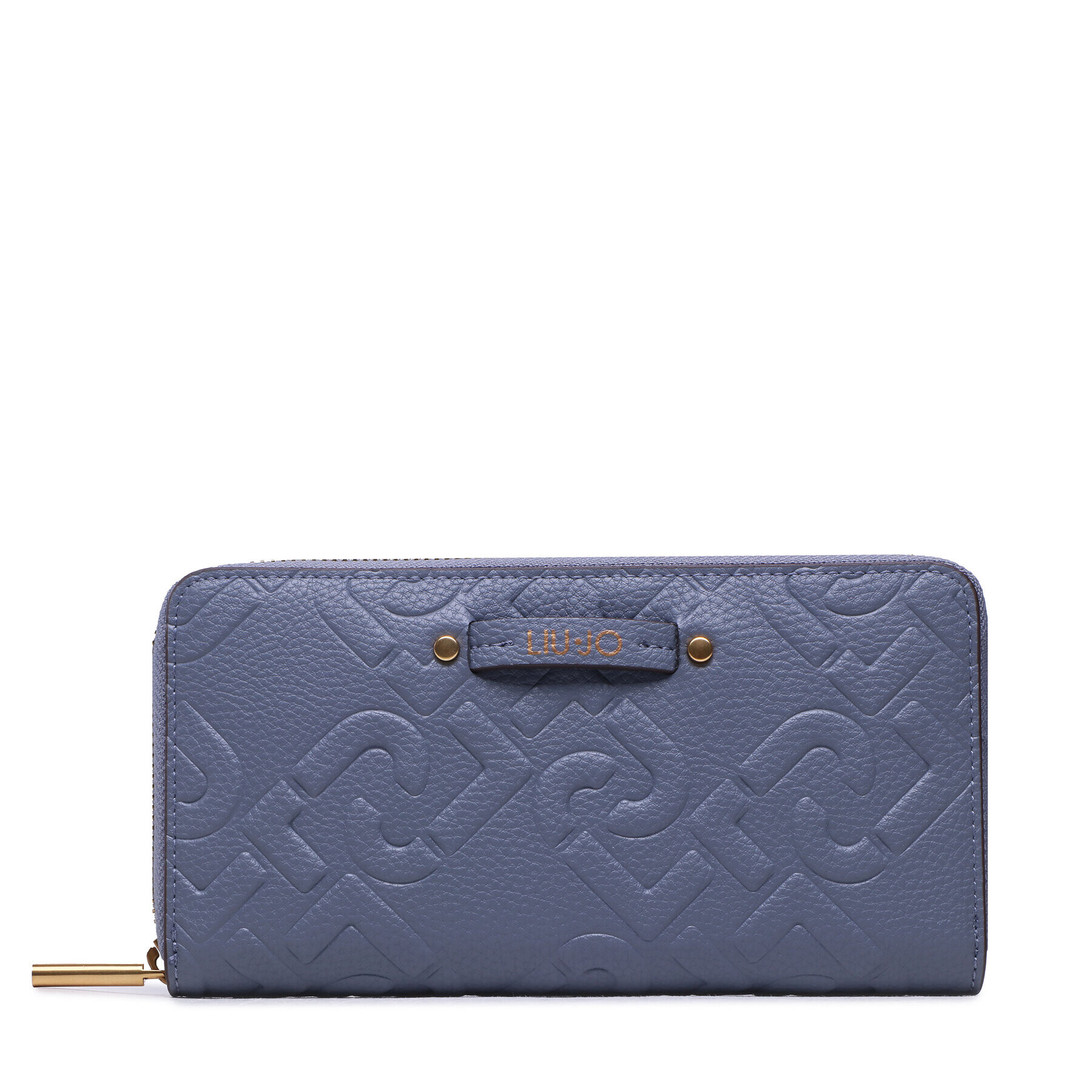 Liu Jo Голям дамски портфейл Xl Zip Around AA3347 E0086 Син - Pepit.bg