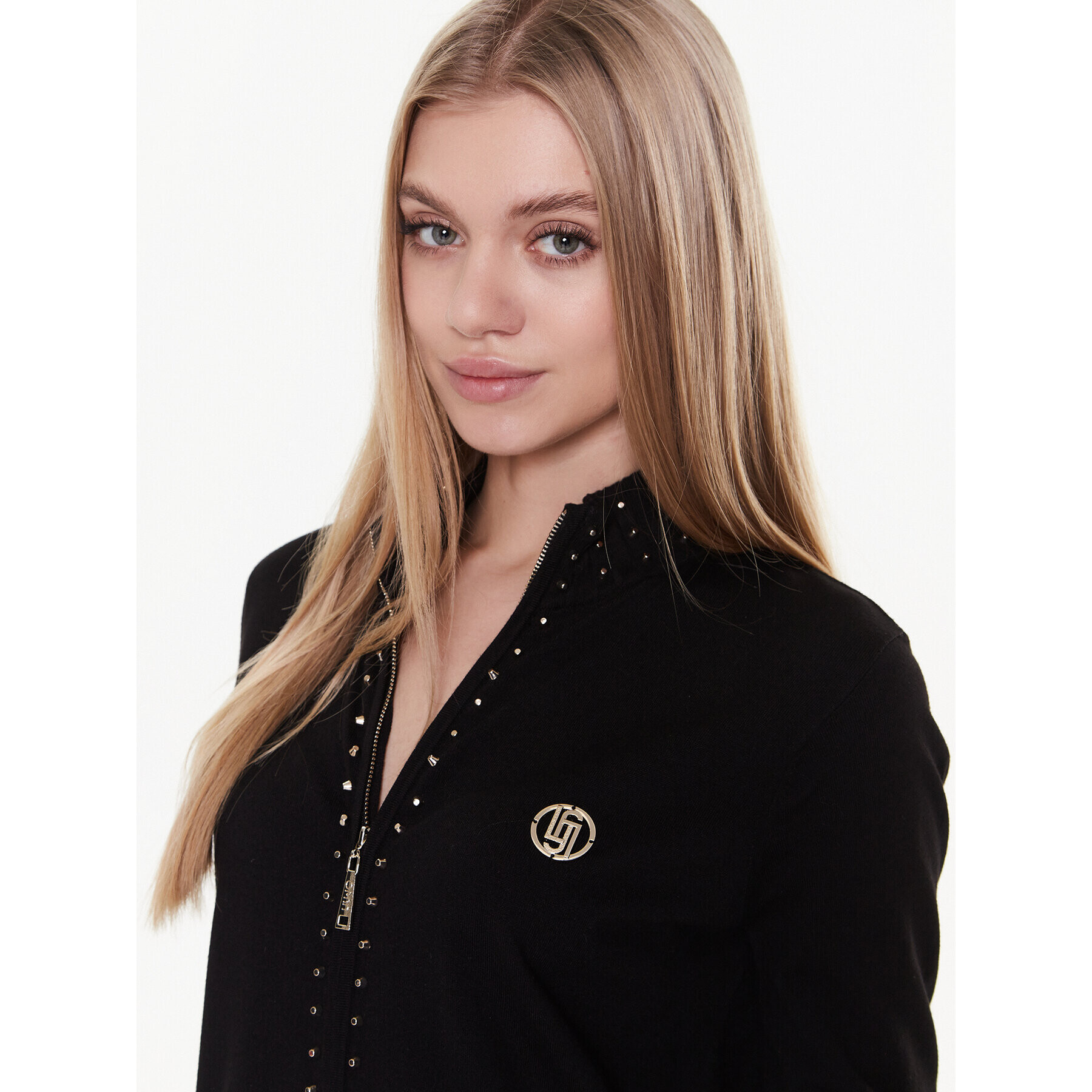 Liu Jo Sport Кардиган TA3053 MS49I Черен Regular Fit - Pepit.bg