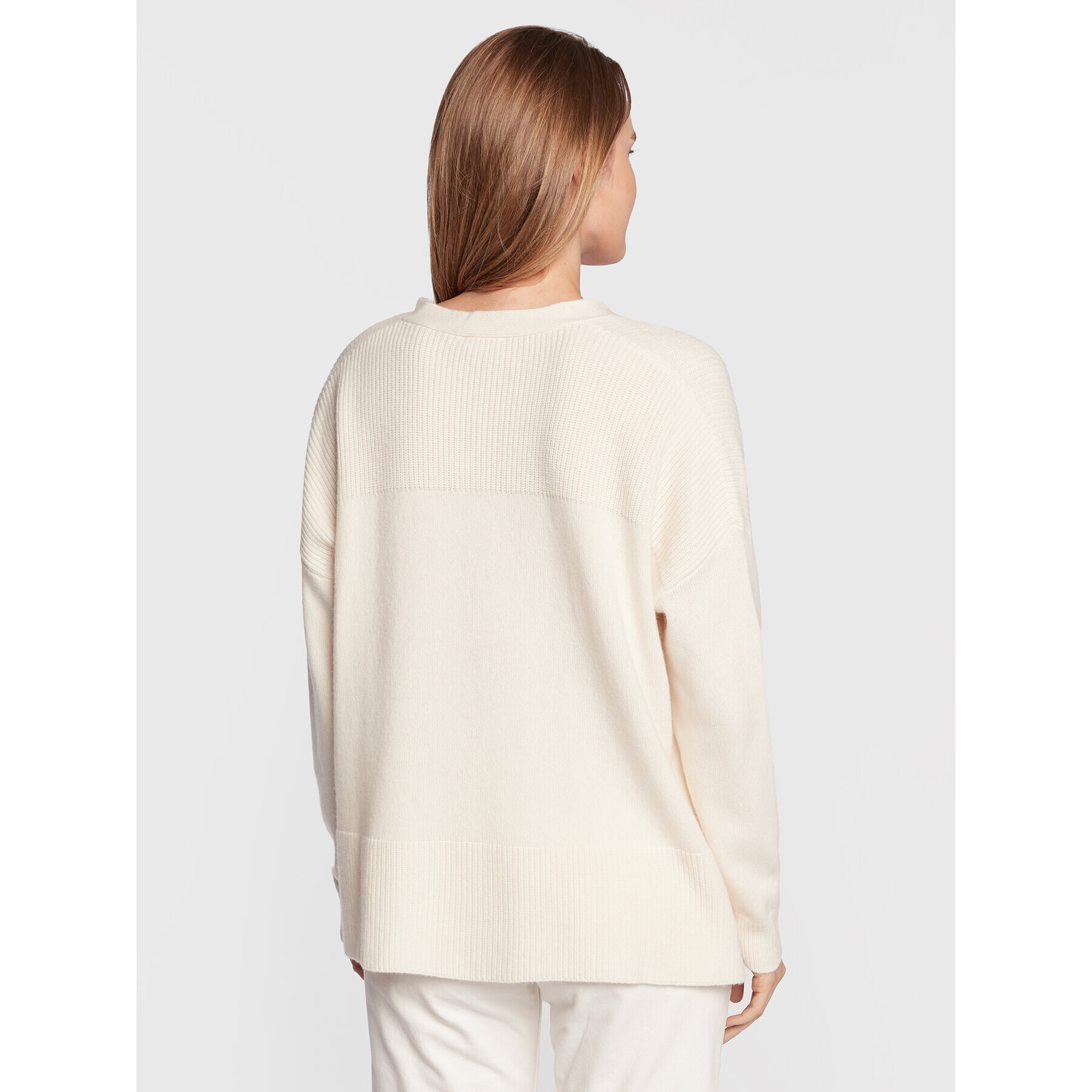 Liu Jo Кардиган WF2266 MA72L Екрю Regular Fit - Pepit.bg