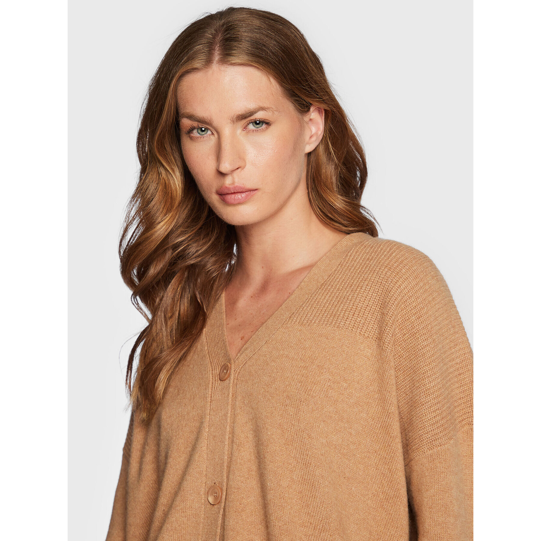 Liu Jo Кардиган WF2266 MA72L Кафяв Regular Fit - Pepit.bg