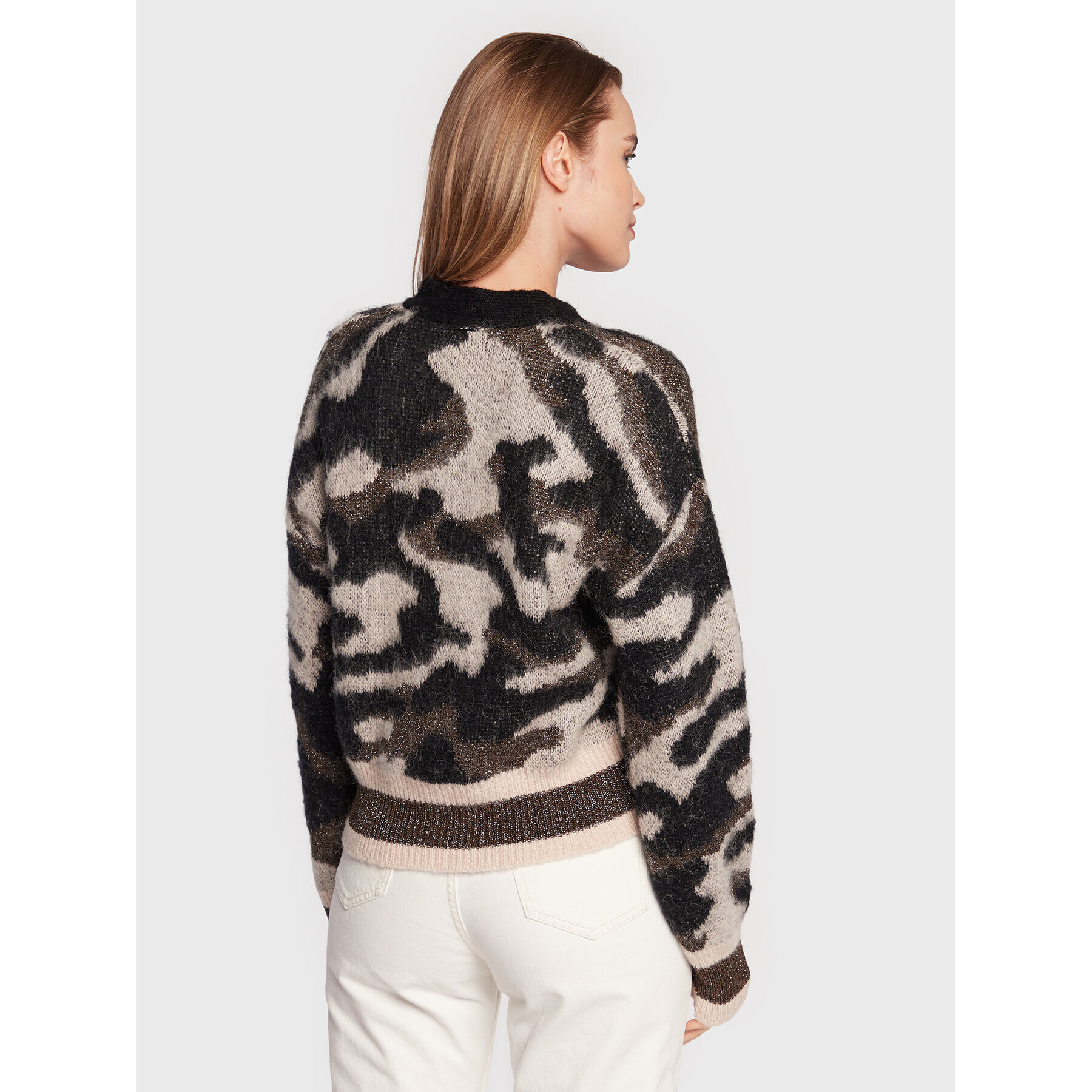 Liu Jo Кардиган WF2495 26054 Бежов Regular Fit - Pepit.bg