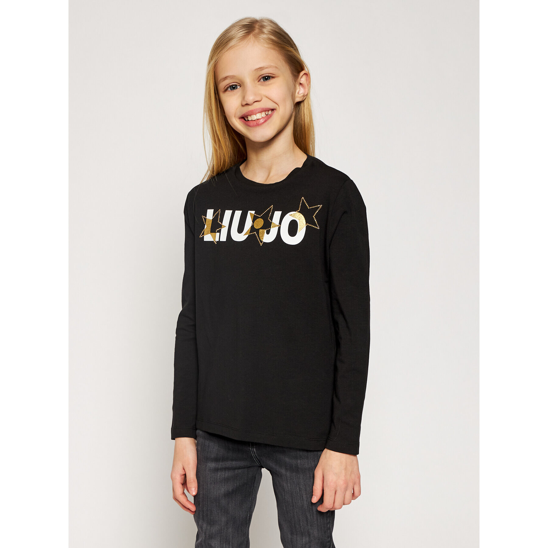 Liu Jo Kids Блуза GF0031 J0088 Черен Regular Fit - Pepit.bg