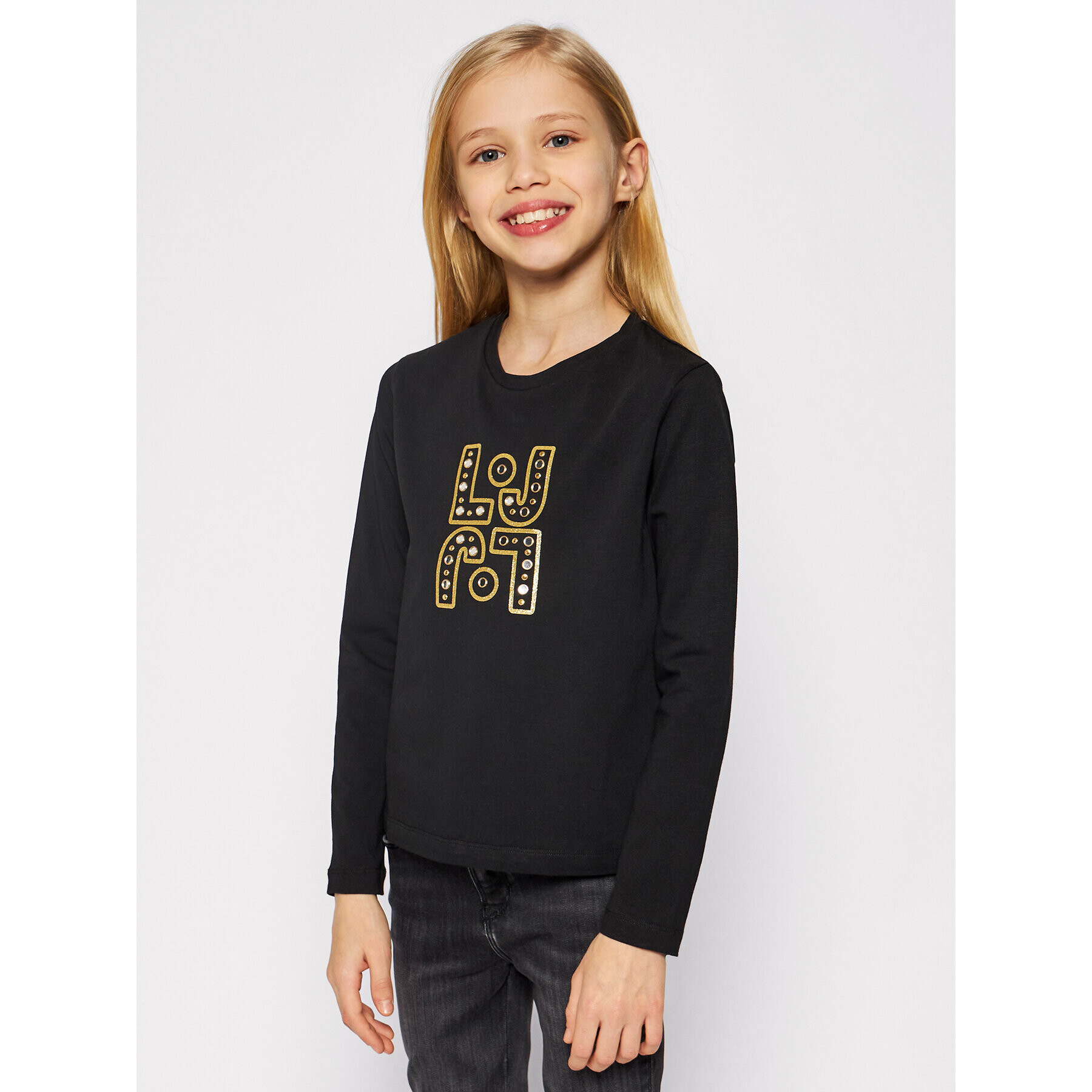 Liu Jo Kids Блуза GF0099 J0088 Черен Regular Fit - Pepit.bg