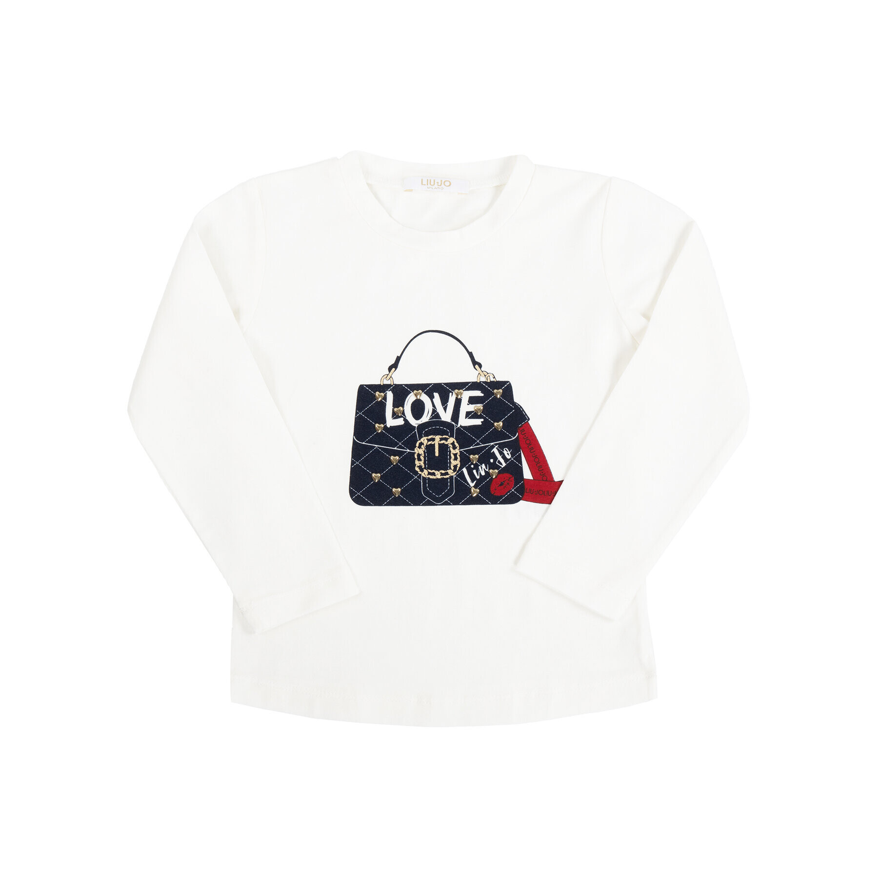 Liu Jo Kids Блуза K69045 J0088 Бял Regular Fit - Pepit.bg