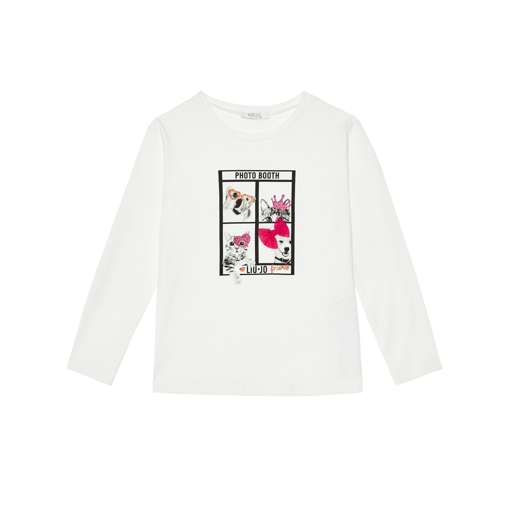 Liu Jo Kids Блуза KF0121 J0088 Бял Regular Fit - Pepit.bg