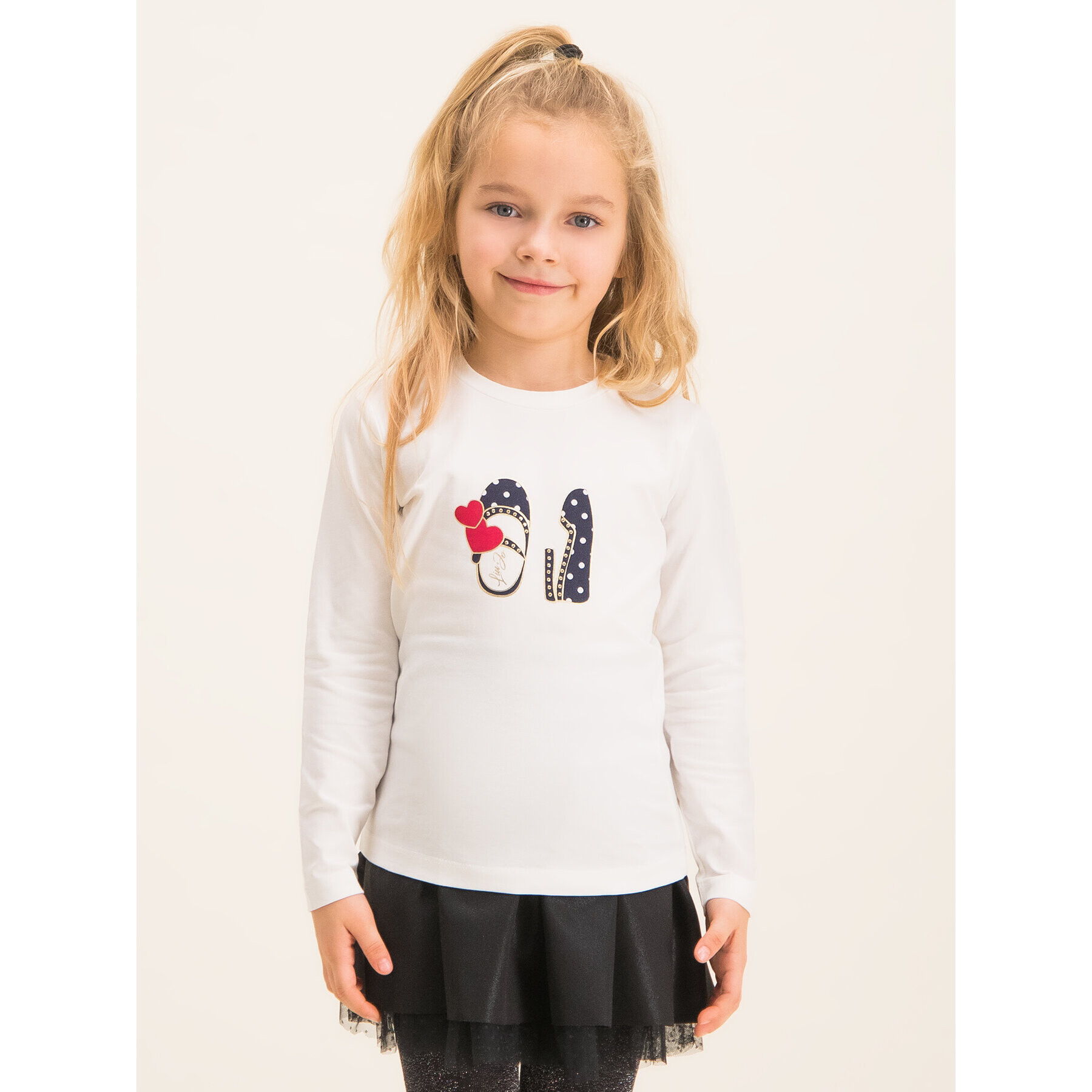 Liu Jo Kids Блуза Vanity K69084 J0088 Бял Regular Fit - Pepit.bg