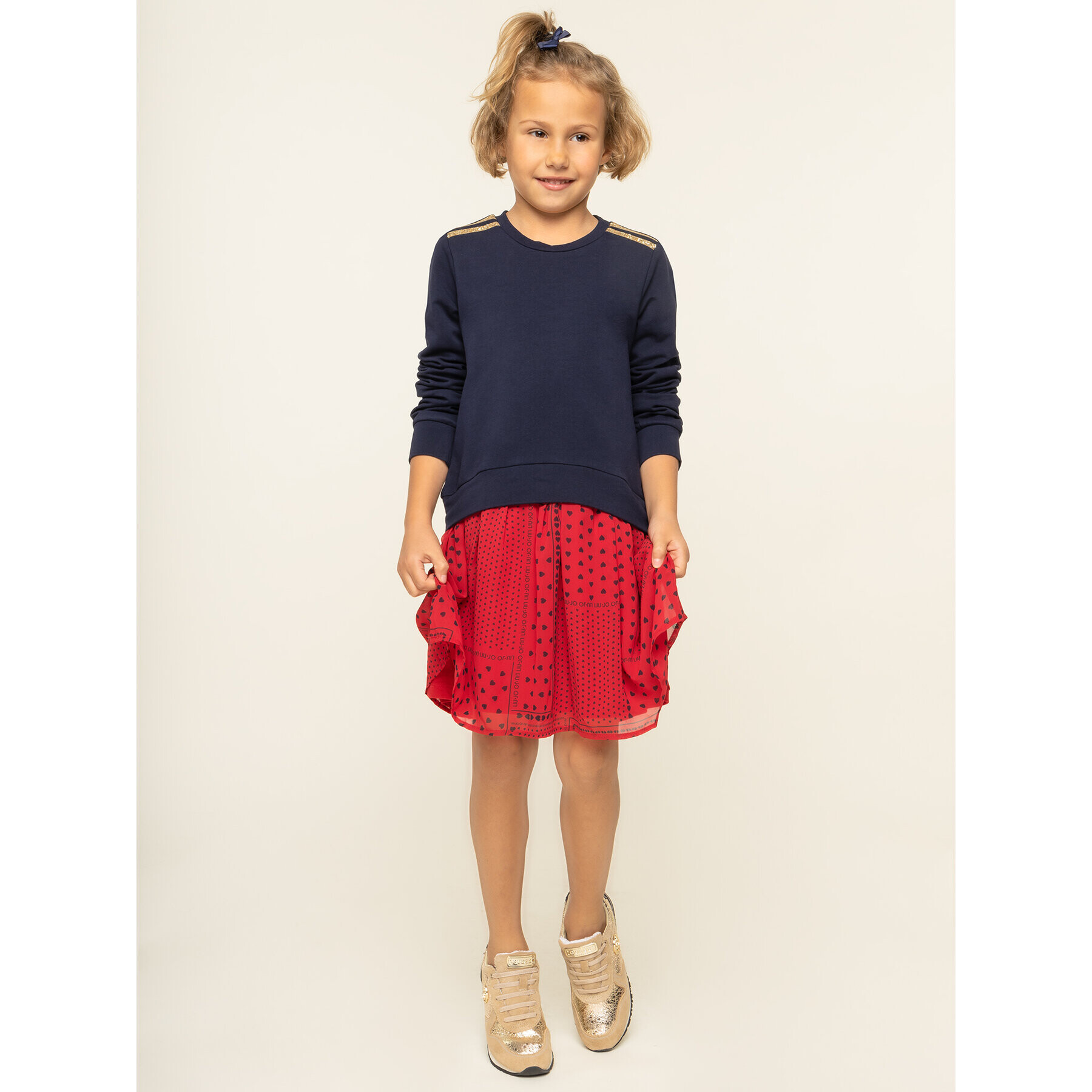 Liu Jo Kids Ежедневна рокля G69013 F0090 Тъмносин Regular Fit - Pepit.bg