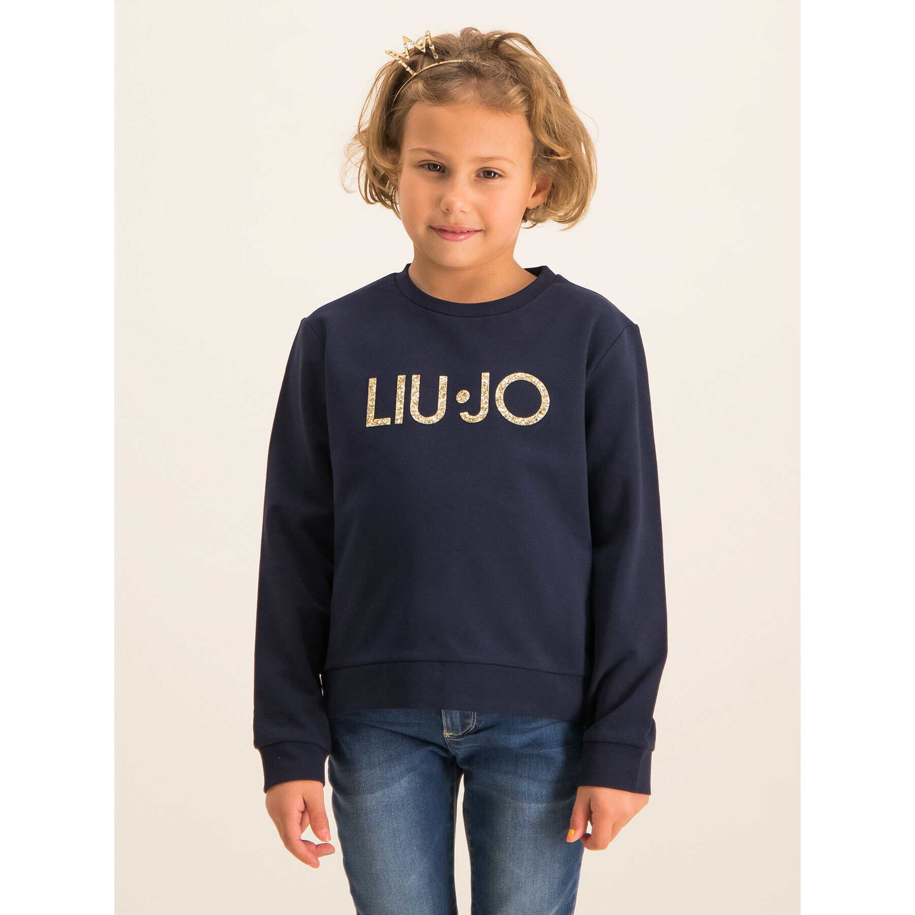 Liu Jo Kids Суитшърт G69034 F0090 Тъмносин Regular Fit - Pepit.bg