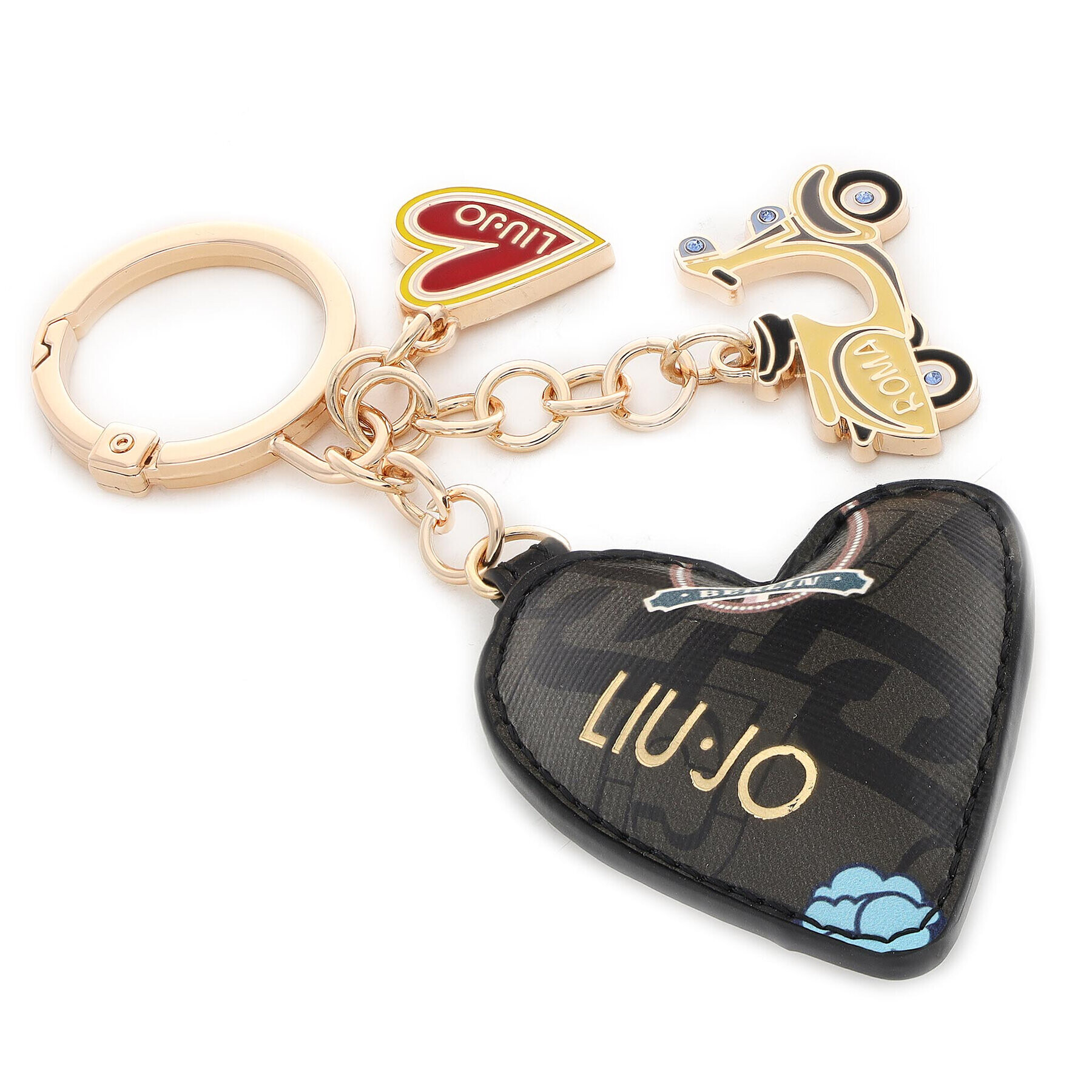 Liu Jo Ключодържател Ecs Key Ring Hear NF1137 E0017 Златист - Pepit.bg