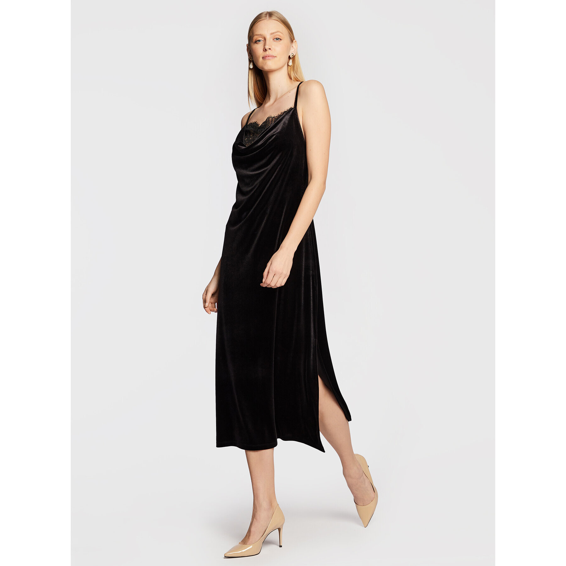 Liu Jo Коктейлна рокля 5F2065 J6510 Черен Regular Fit - Pepit.bg